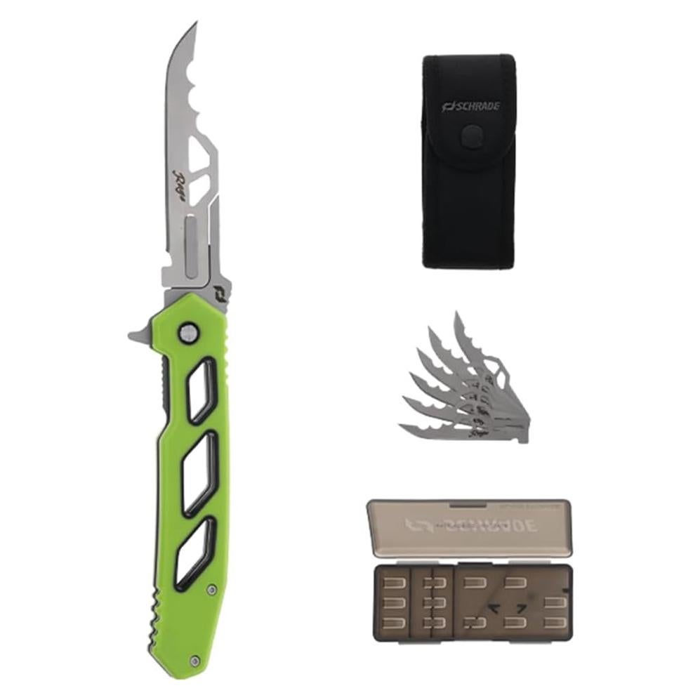 Cuchillo Schrade Aislado Enrage 8 con Hojas Reemplazables