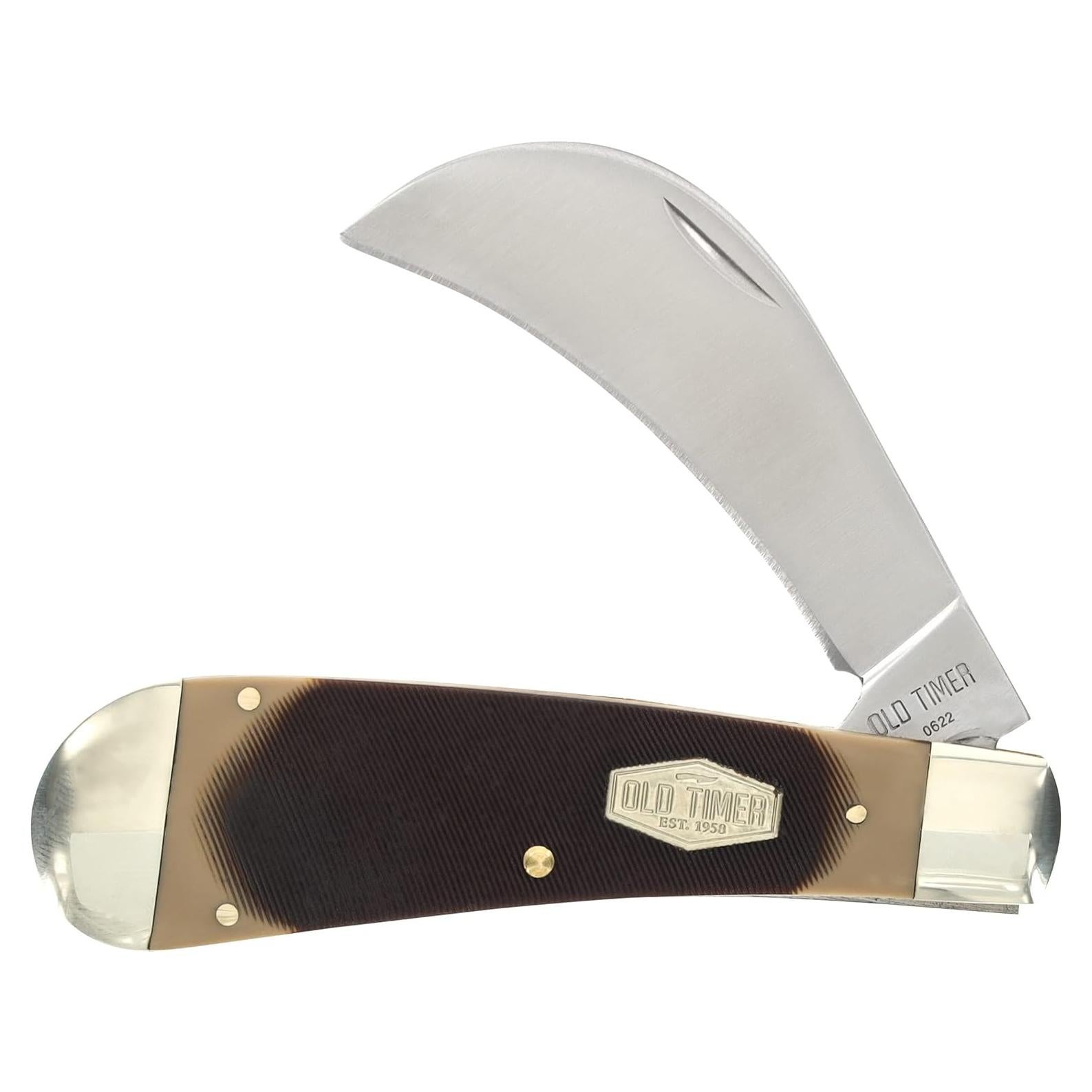 Cuchillo de Bolsillo Viejo Temporizador SCH16OT 7" Hawkbill