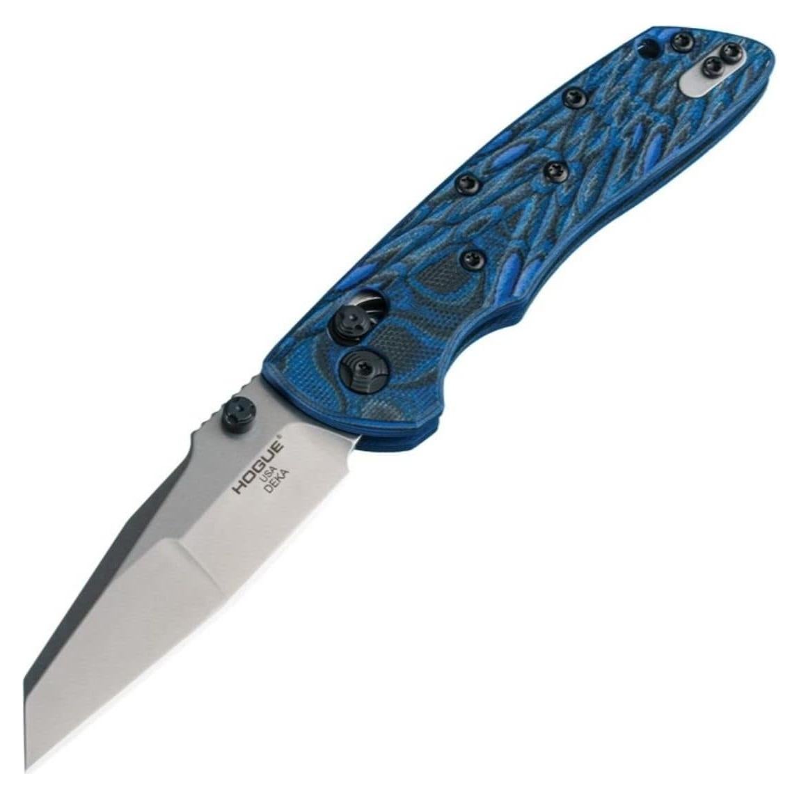 Cuchillo Plegable Hogue 24263 Wharncliffe 8.26 cm Azul