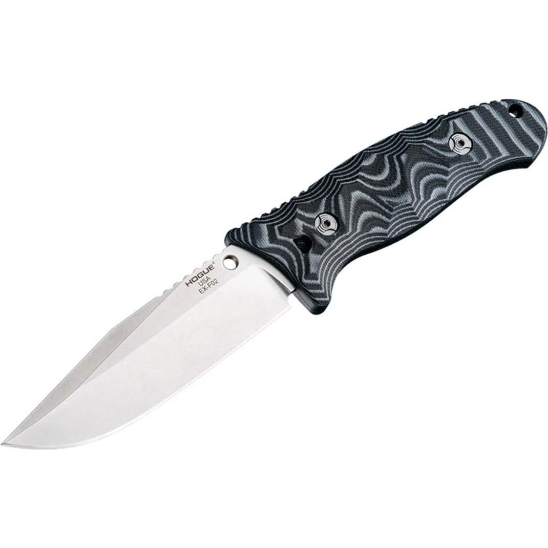 Cuchilla Fija Hogue 35279 11.43 cm Punta Clip G10 Negra