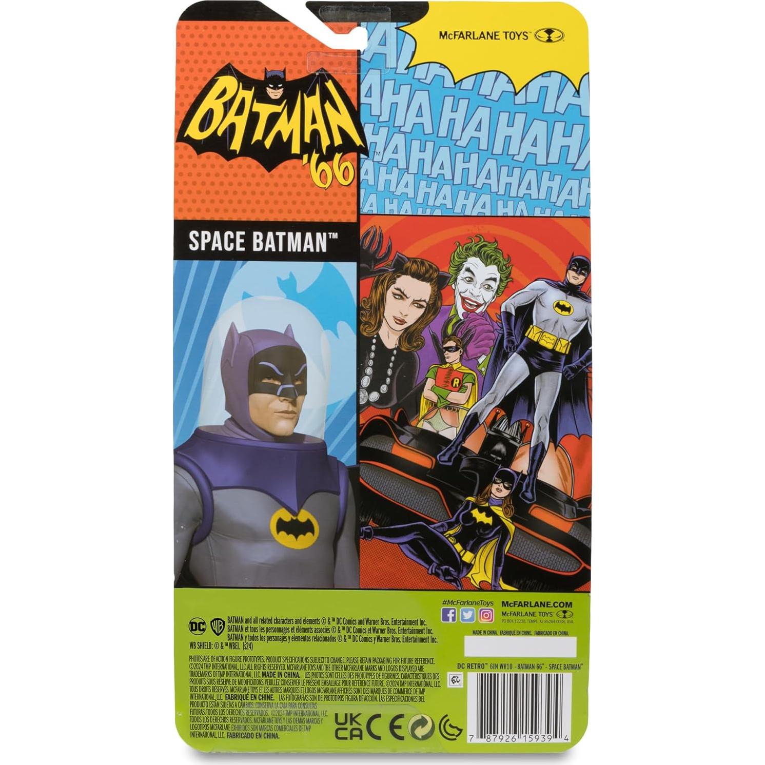 Figura de Acción McFarlane Toys DC Retro Space Batman 15 cm