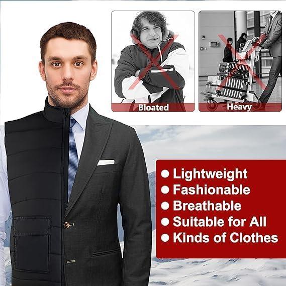 Chaleco Térmico SHAALEK Unisex 10000mAh Doble Control 40-65°C