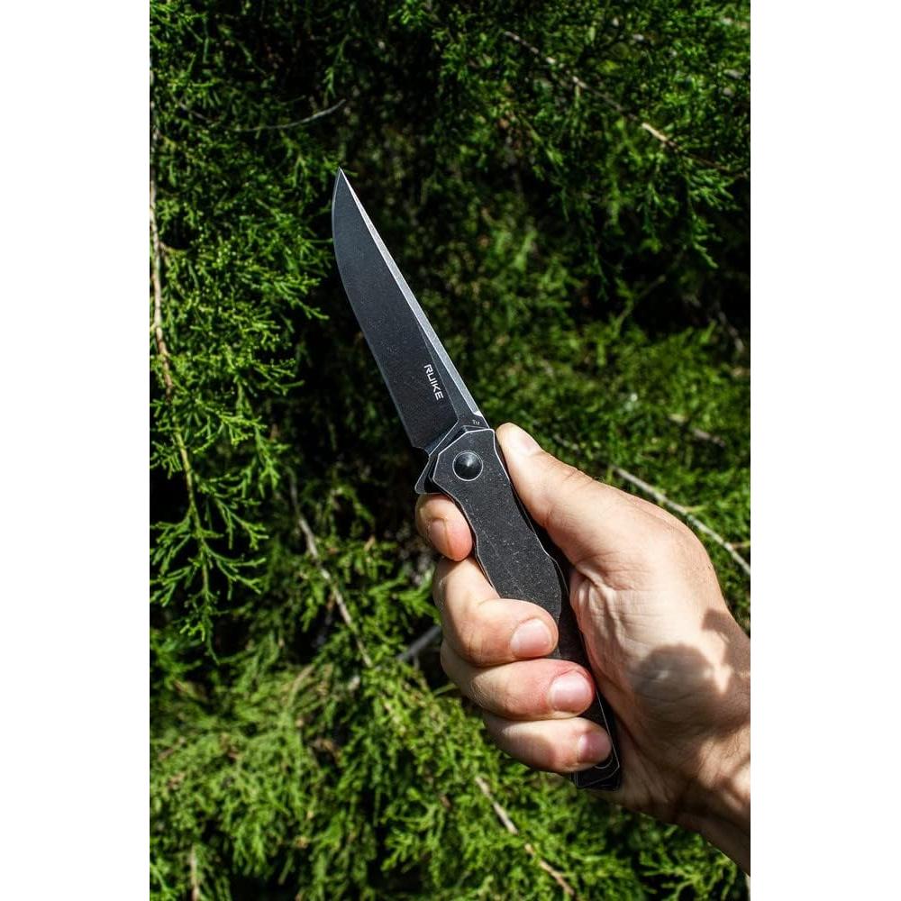 Cuchillo Táctico Plegable Ruike RKEP108SB Acero 14C28N 89mm