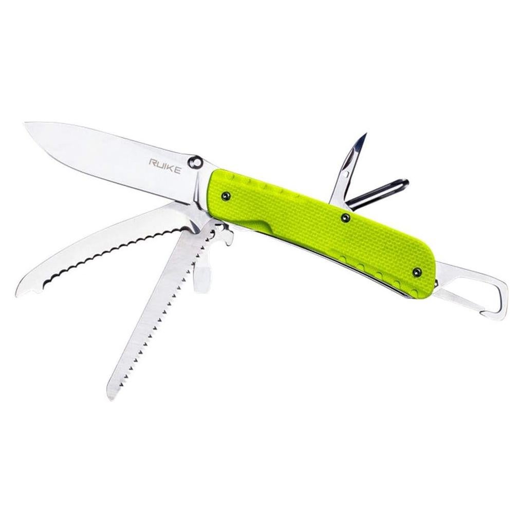 Navaja Multi-Herramienta Ruike LD43 Trekker 205g G10 Verde