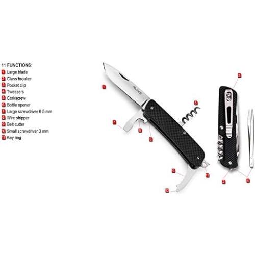 Cuchillo de Camping Ruike M21-B 11 en 1 Plegable Acero Inoxidable