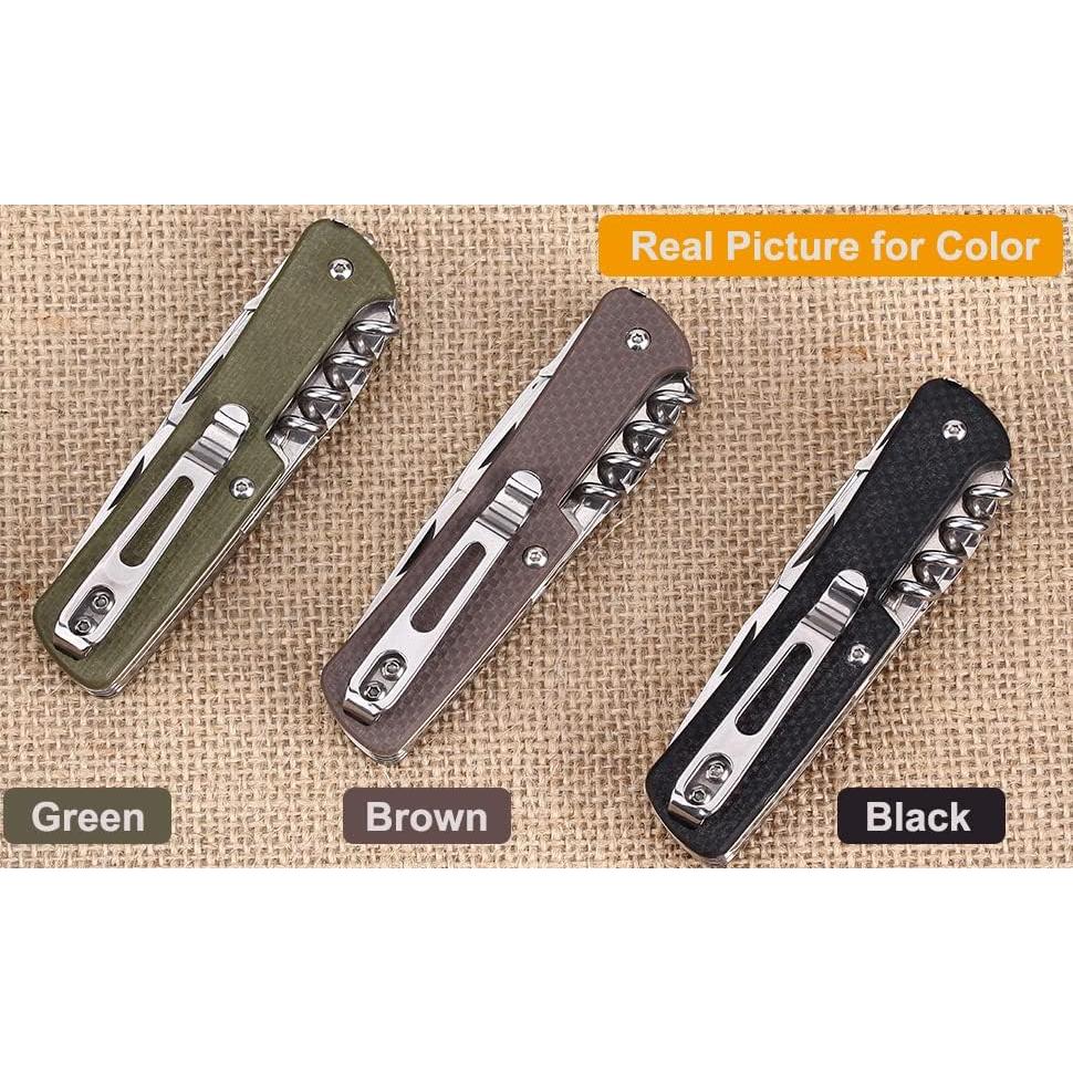 Cuchillo de Camping Ruike M32-B 15 en 1 Plegable 7.07 cm