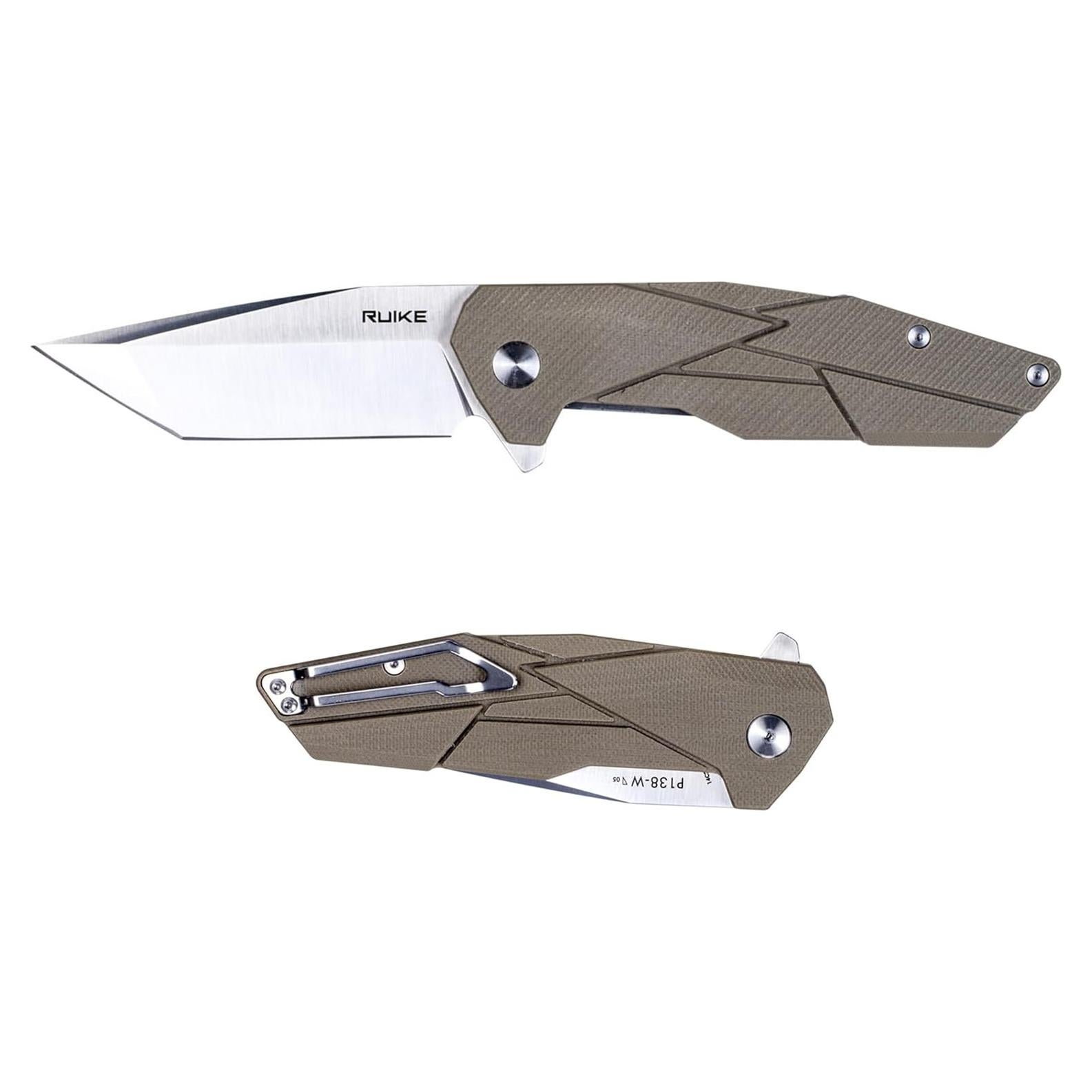 Cuchillo Plegable Táctico Ruike RKEP138W Acero Inoxidable 90mm