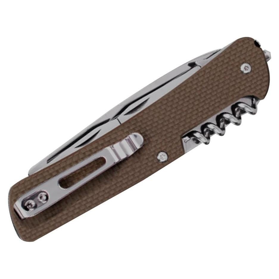 Cuchillo RUIKE M31-N Marrón G10 Acero Inoxidable