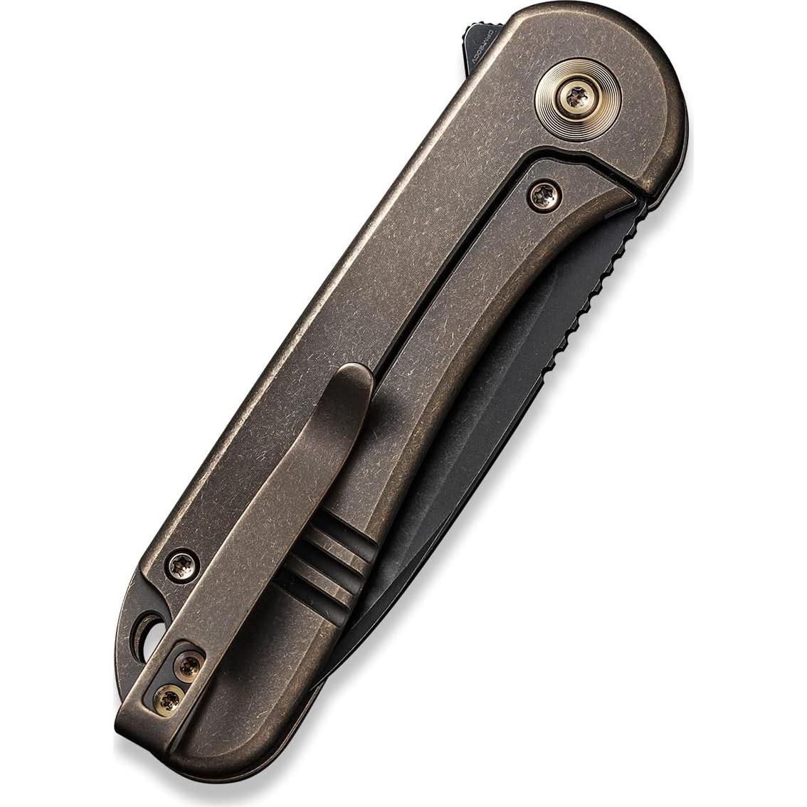 Cuchillo Plegable WeKnife Elementum 7.51cm Titanio EDC