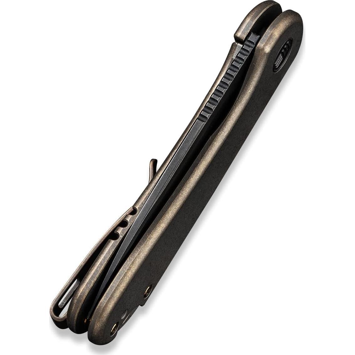 Cuchillo Plegable WeKnife Elementum 7.51cm Titanio EDC