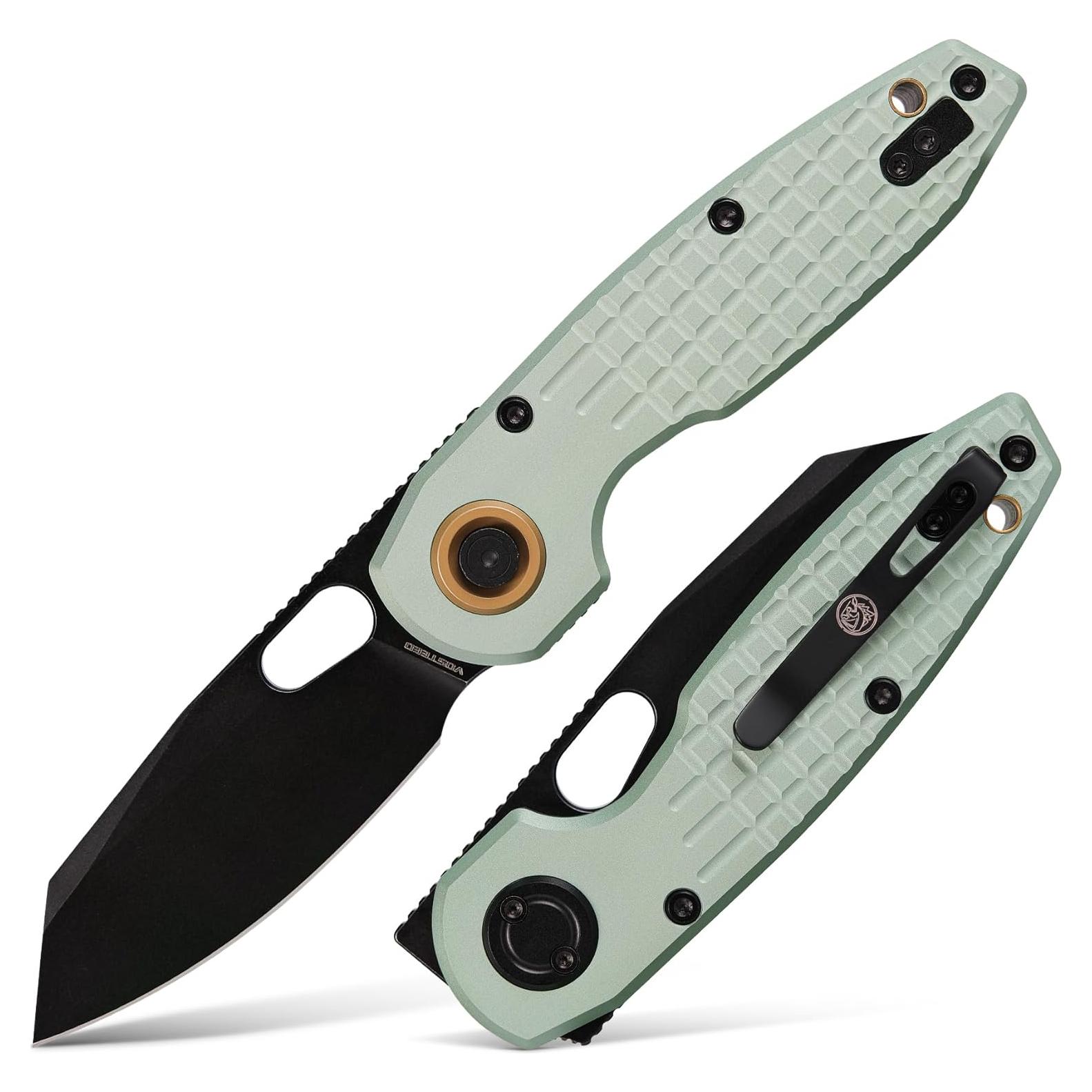 Cuchillo Plegable Vosteed Ankylo 154CM Verde-Negro 8.06 cm