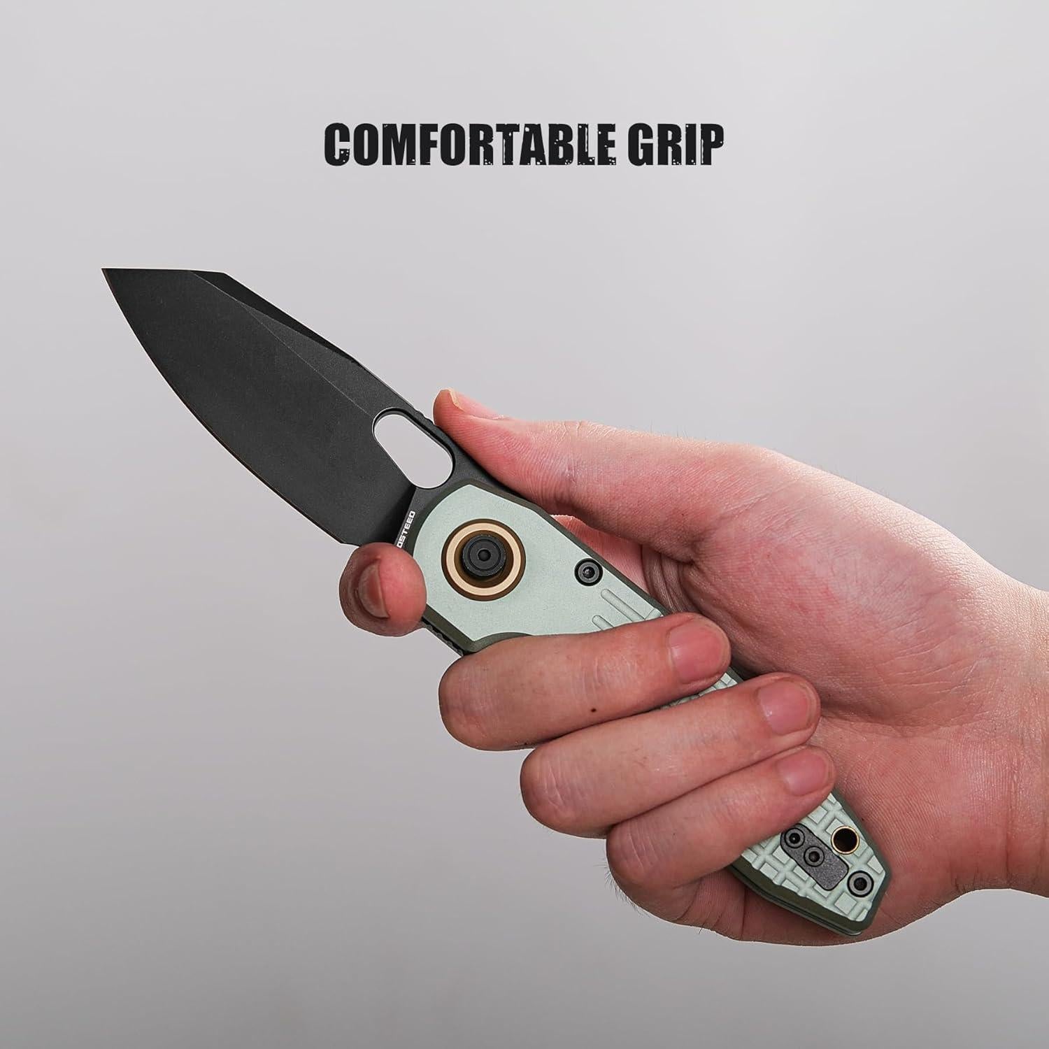 Cuchillo Plegable Vosteed Ankylo 154CM Verde-Negro 8.06 cm