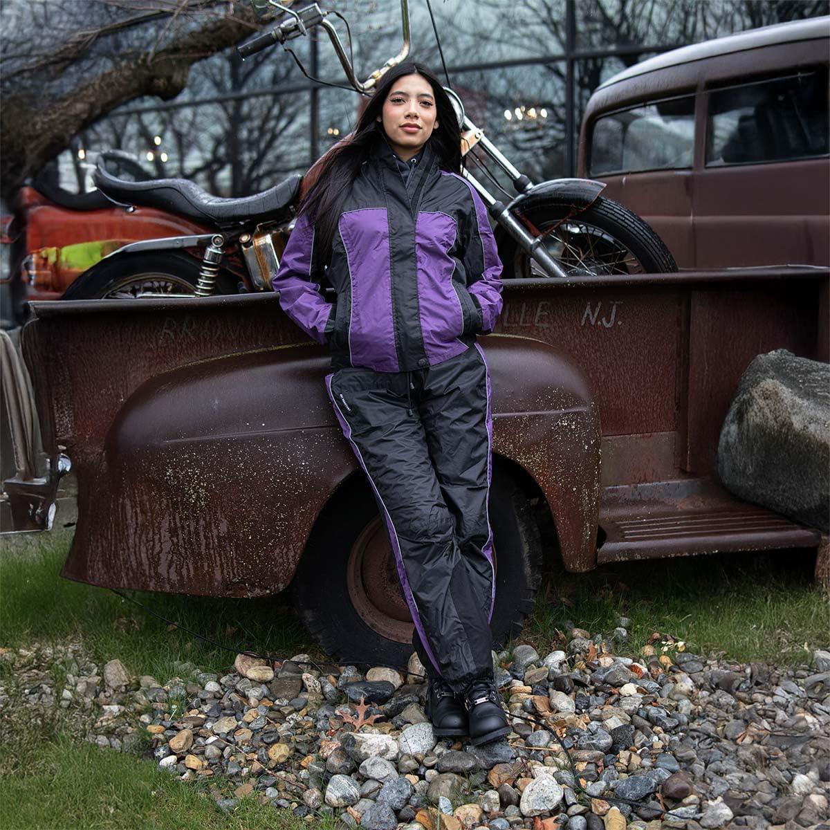 Traje de Lluvia Mujer Milwaukee Leather 2X-Pequeño Resistente