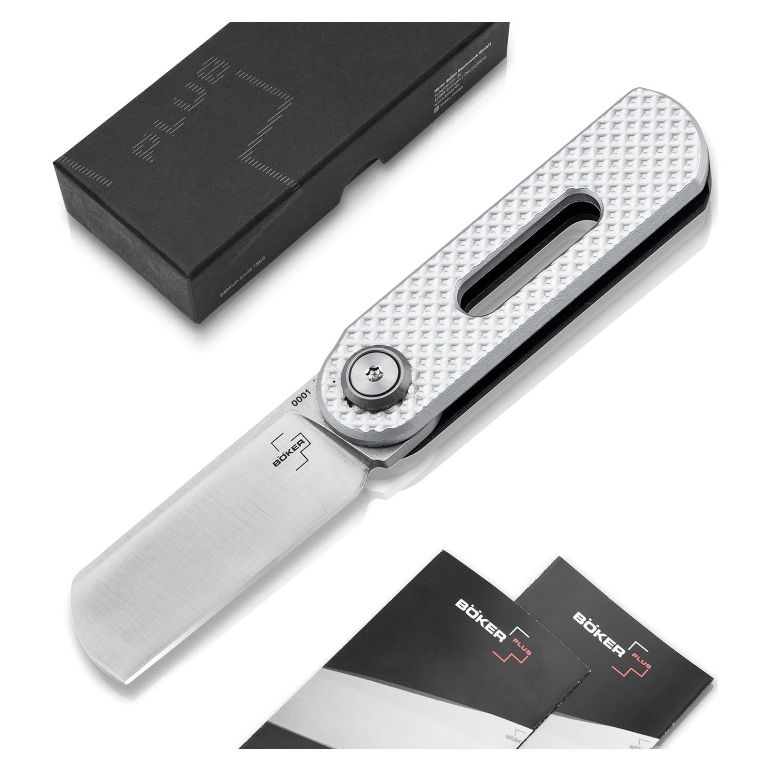 Cuchillo de bolsillo EDC BÖKER PLUS Ovalmoon 11.8 cm D2