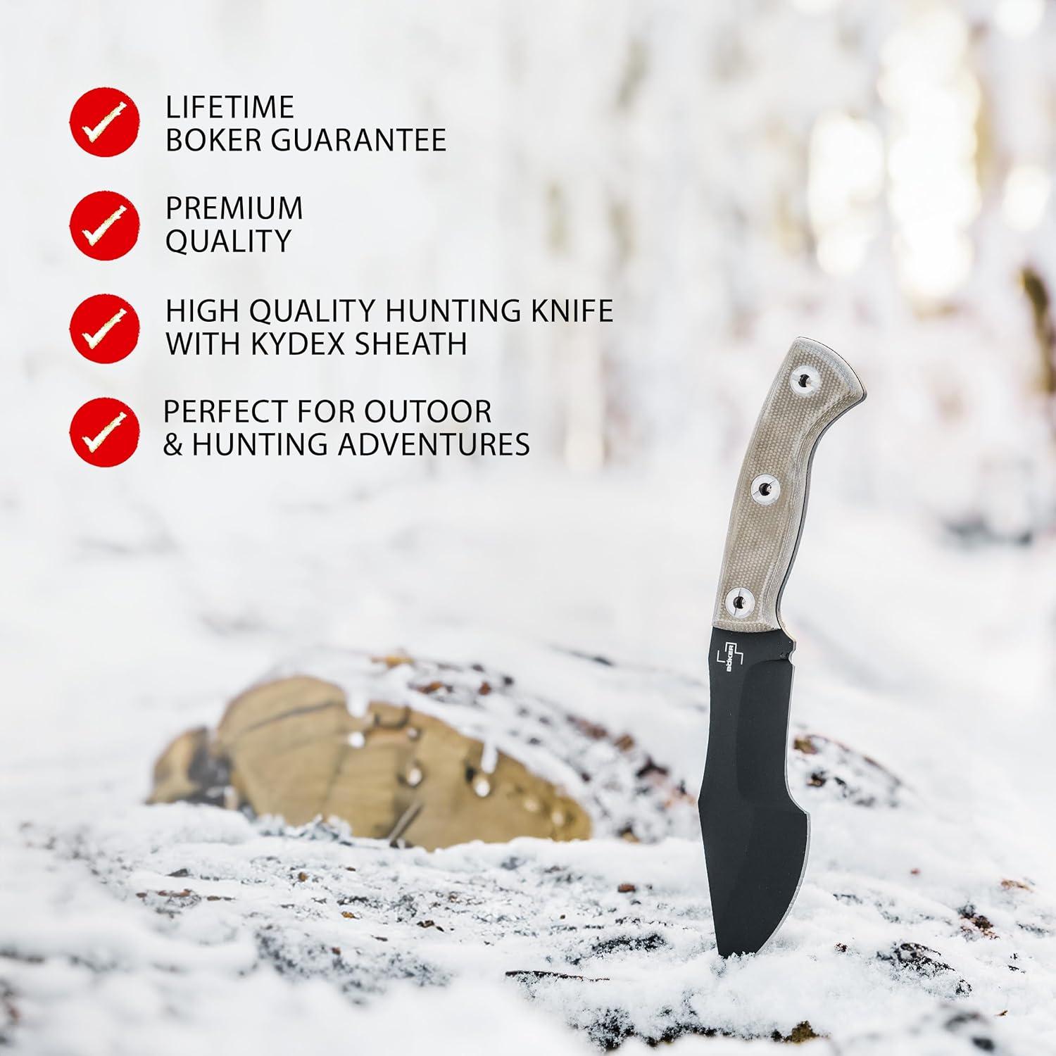 Cuchillo Fijo BÖKER PLUS Mini Tracker 2.0 con Funda Kydex