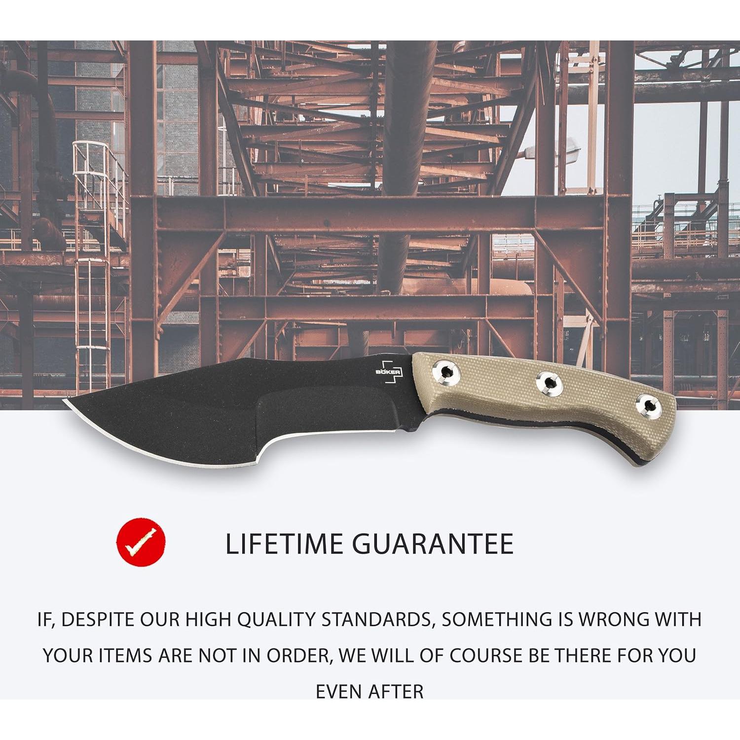 Cuchillo Fijo BÖKER PLUS Mini Tracker 2.0 con Funda Kydex