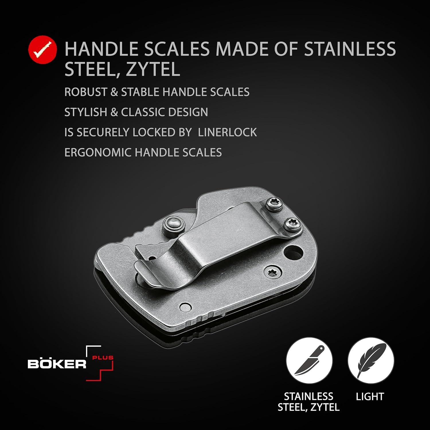 Cuchillo Boker DW-1 Acero Inoxidable 13.97 cm Framelock