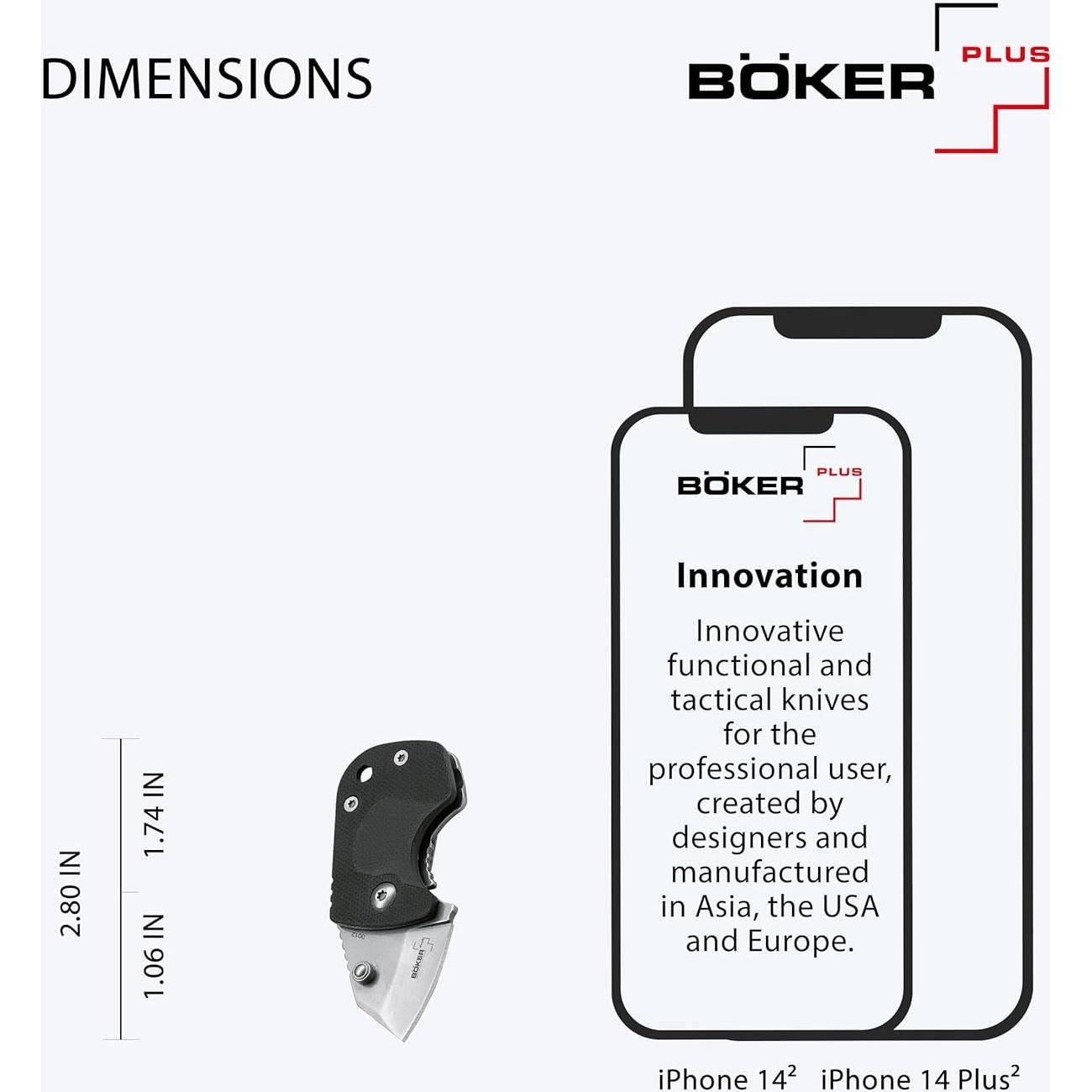 Cuchillo Boker DW-1 Acero Inoxidable 13.97 cm Framelock