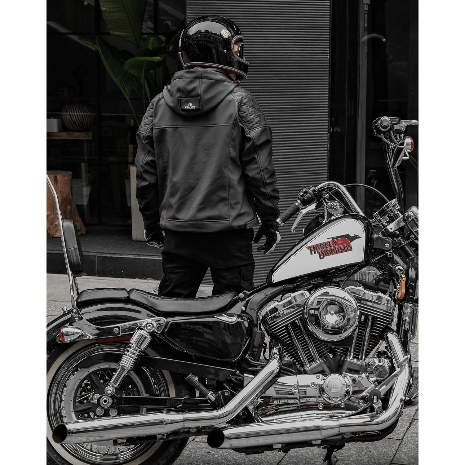 Chaqueta de Motocicleta IRON JIA'S 3 en 1 con Armadura CE M