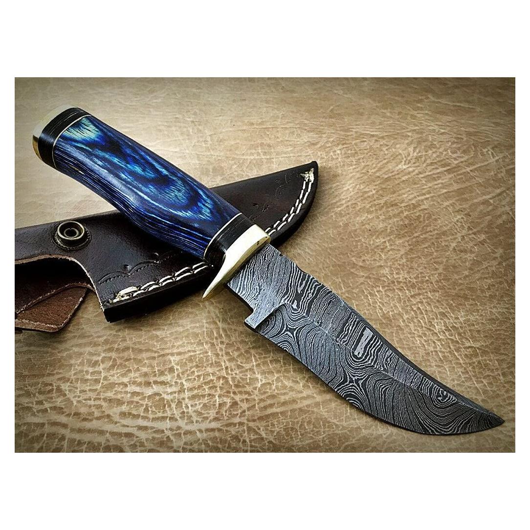 Cuchillo de desollado Palacio Damasco 21.6 cm con funda