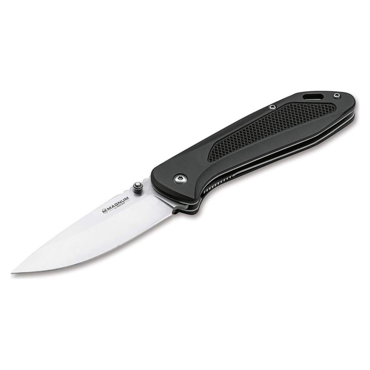 Cuchillo Plegable Magnum Boker Avance Checkering Negro 20cm