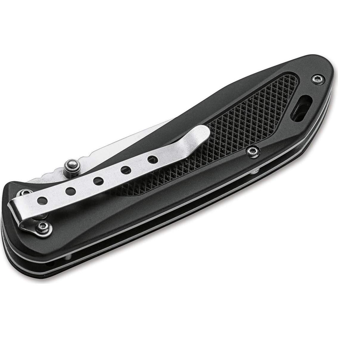 Cuchillo Plegable Magnum Boker Avance Checkering Negro 20cm