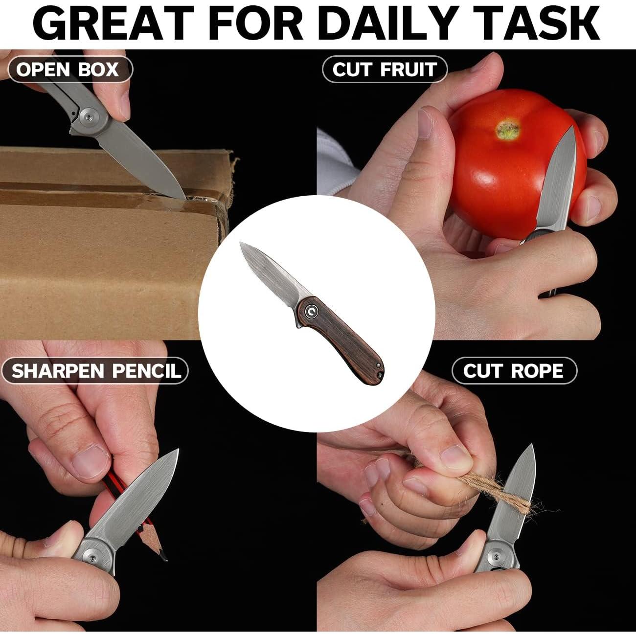 Cuchillo Plegable CIVIVI Mini Elementum Cobre 4.65 cm 14C28N