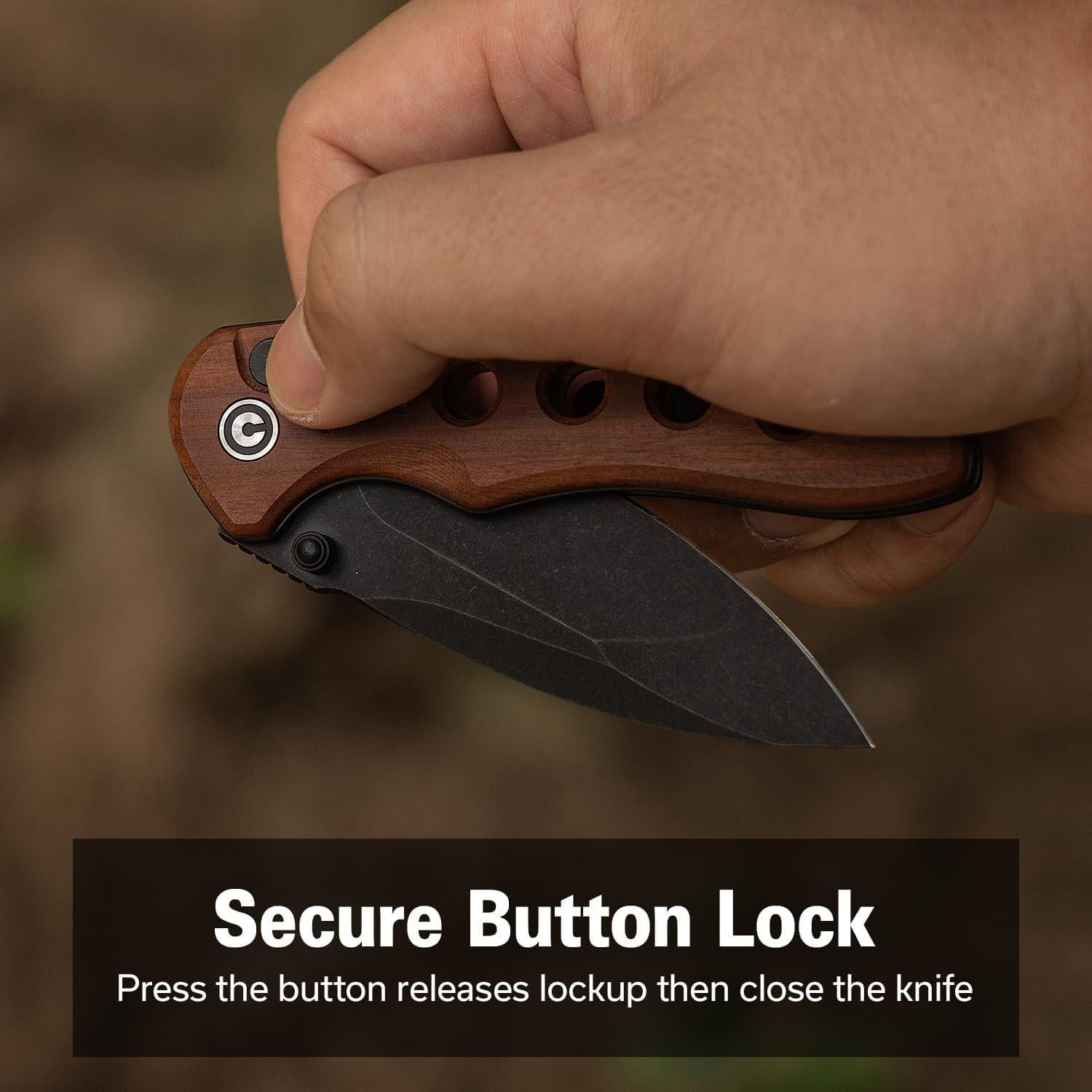 Cuchillo Plegable CIVIVI Triptych 7.62 cm Hoja Acero 14C28N