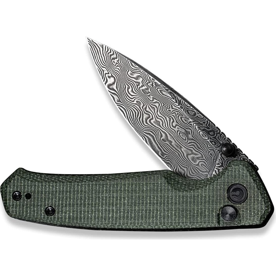Cuchillo Plegable CIVIVI Altus Damasco 7.54 cm Verde