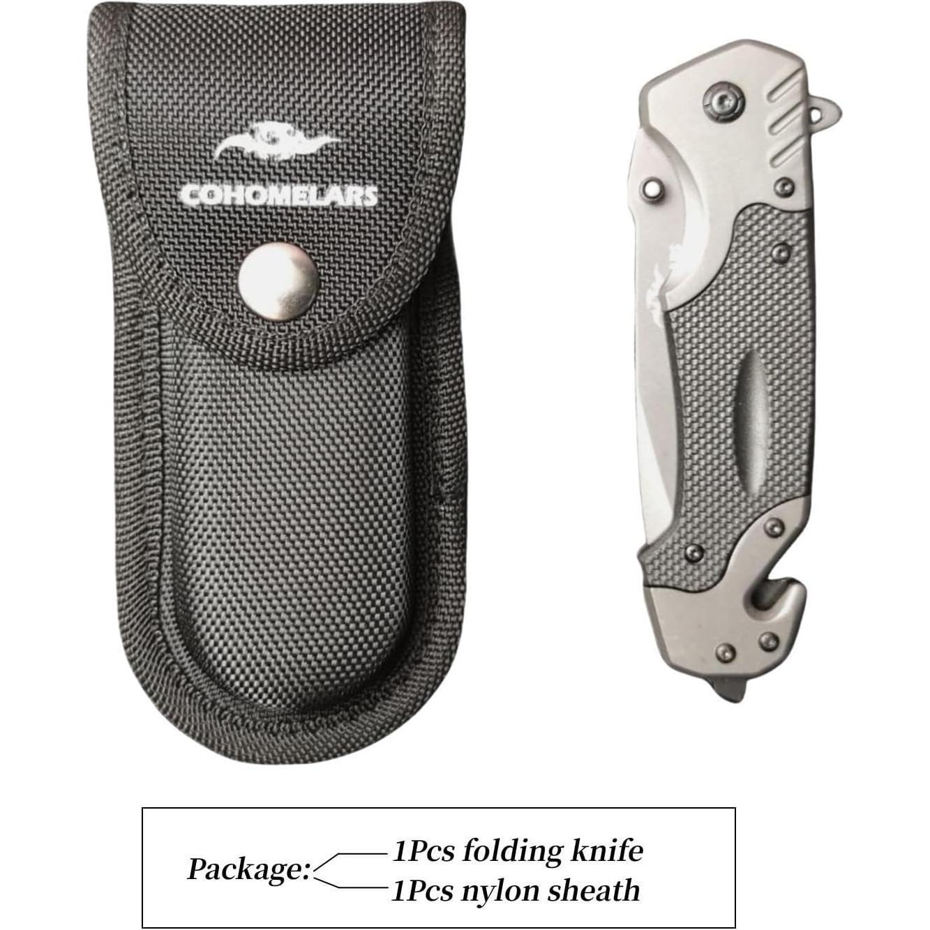 Cuchillo Plegable COHOMELARS 22.8cm Acero Inoxidable G10