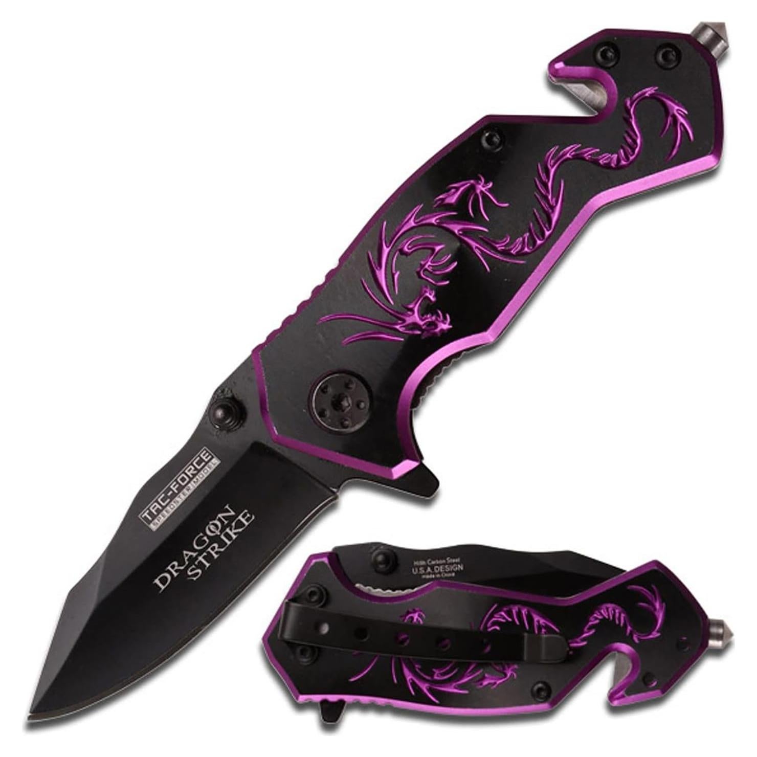 Cuchillo Plegable Tac-Force TF-686BP Acero Inoxidable 5.72 cm