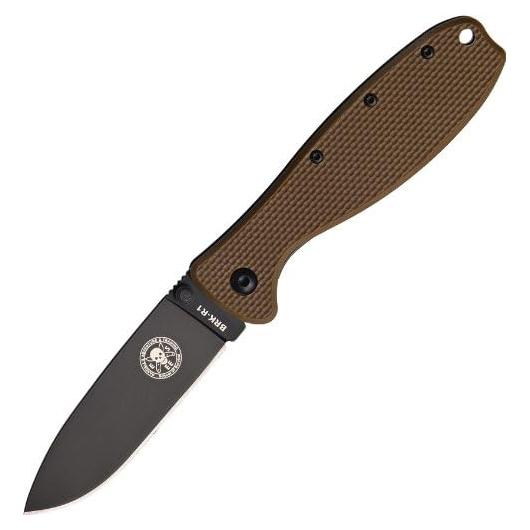 Cuchillo Plegable Táctico ESEE R1CBB Marrón Coyote 7.62 cm