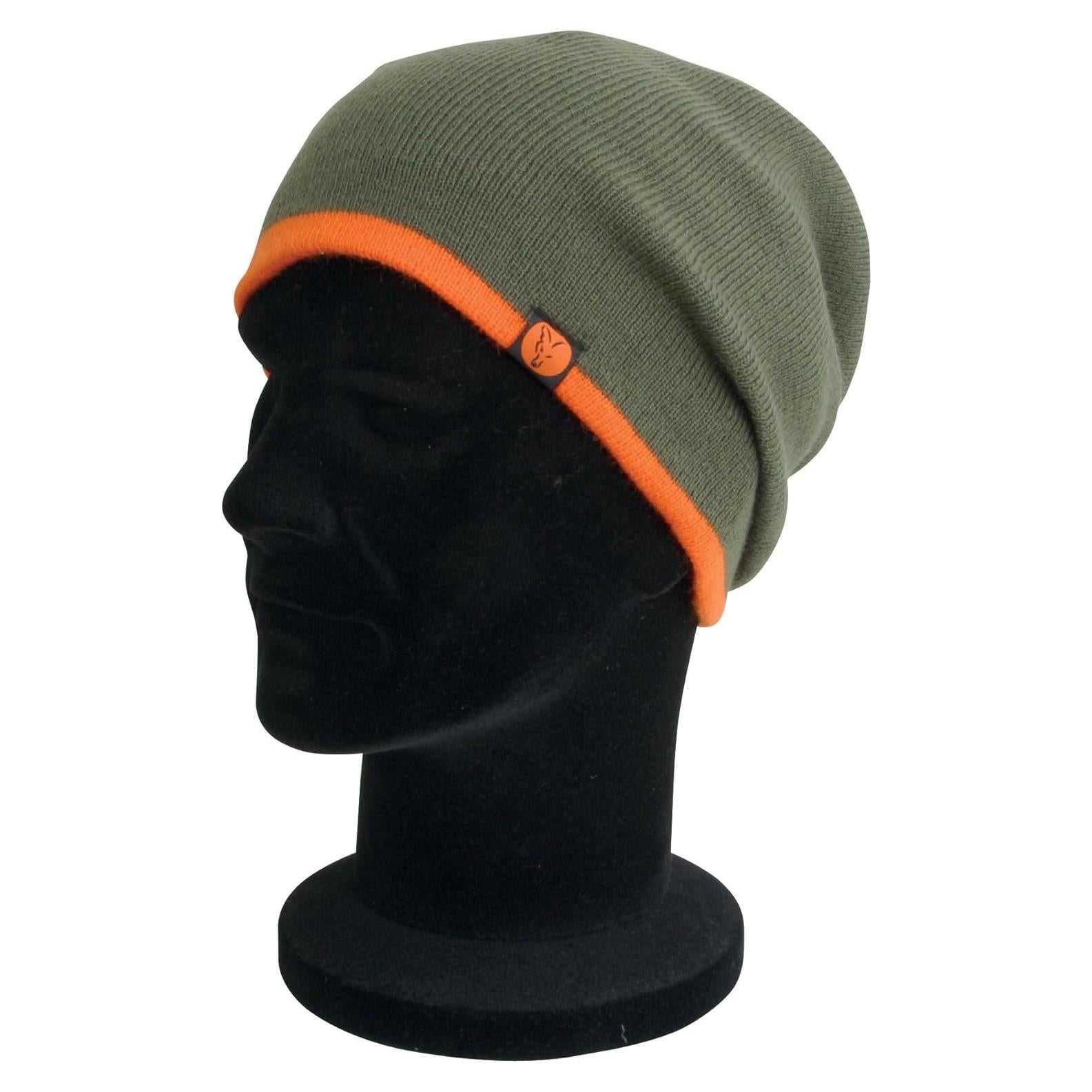 Gorro Slouch Oliva Rayas Naranjas Fox Racing 2016