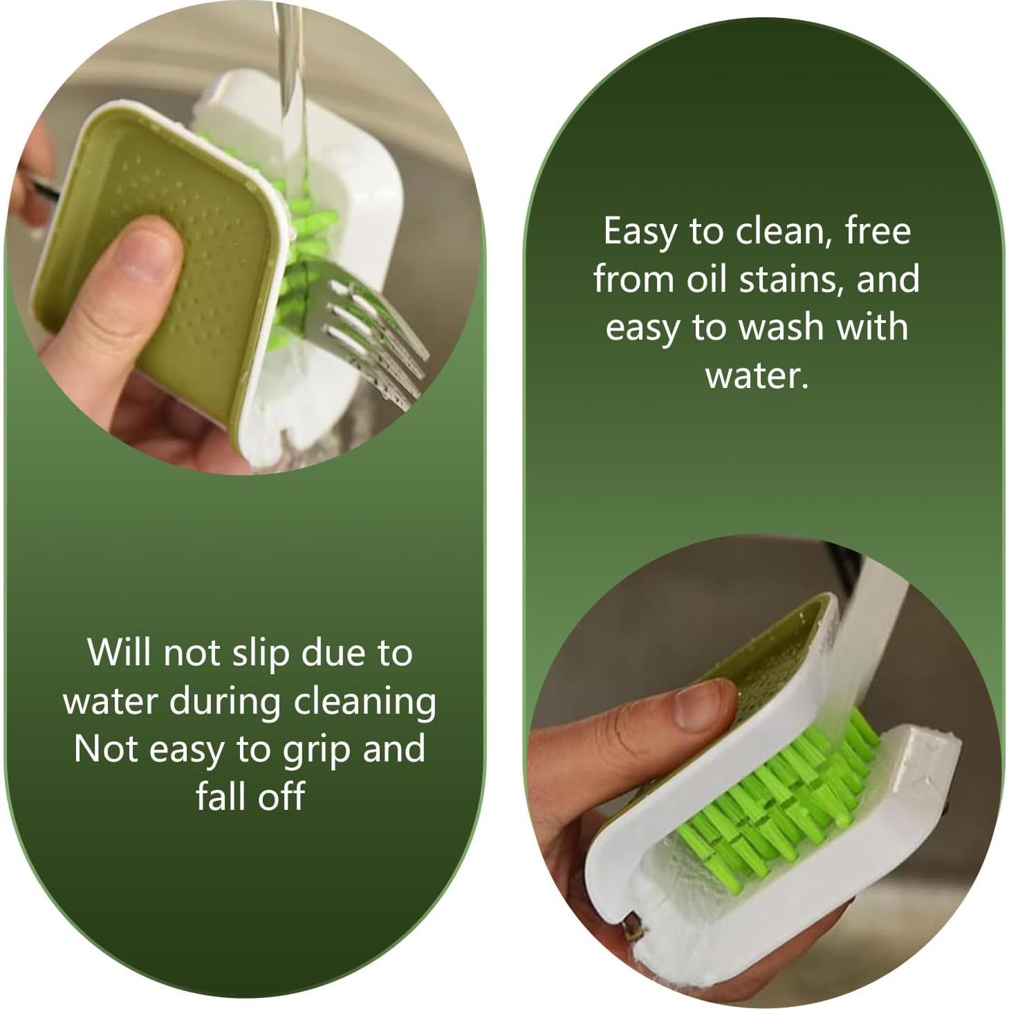 2 Cepillos de Limpieza Multifuncionales Nomocale Verde