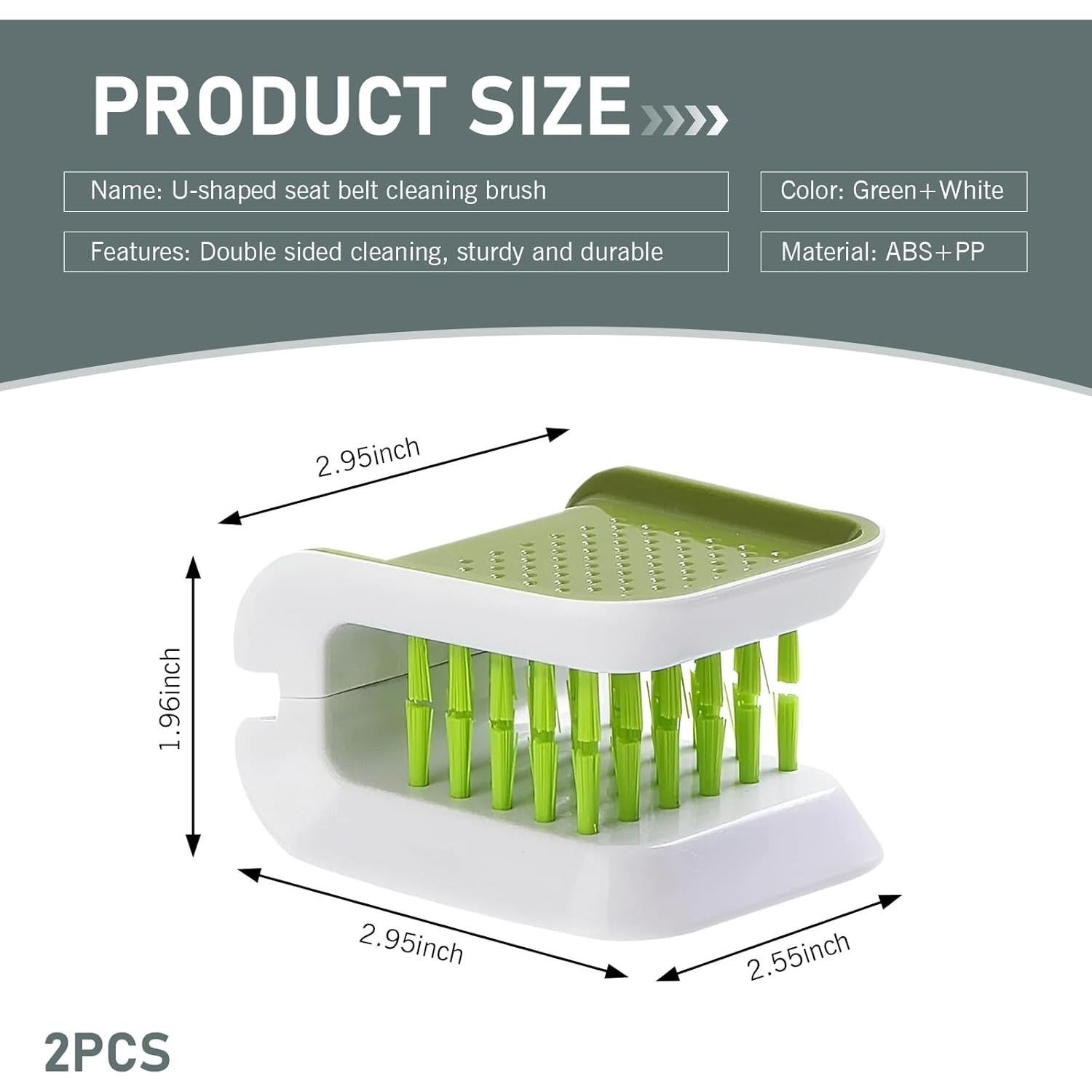Cepillo de Limpieza Doble Cara Ferianl para Cinturones y Cubiertos