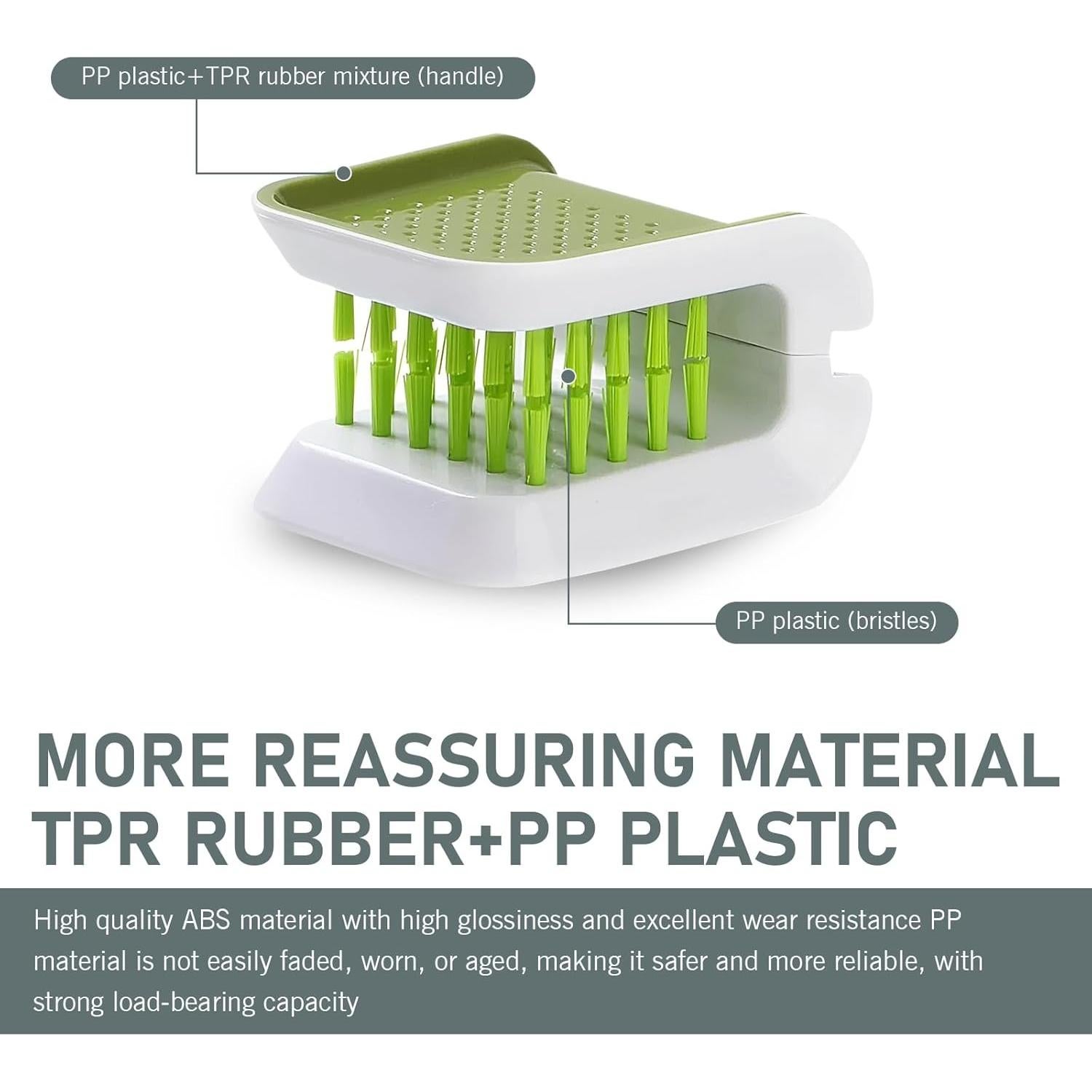Cepillo de Limpieza Doble Cara Ferianl para Cinturones y Cubiertos