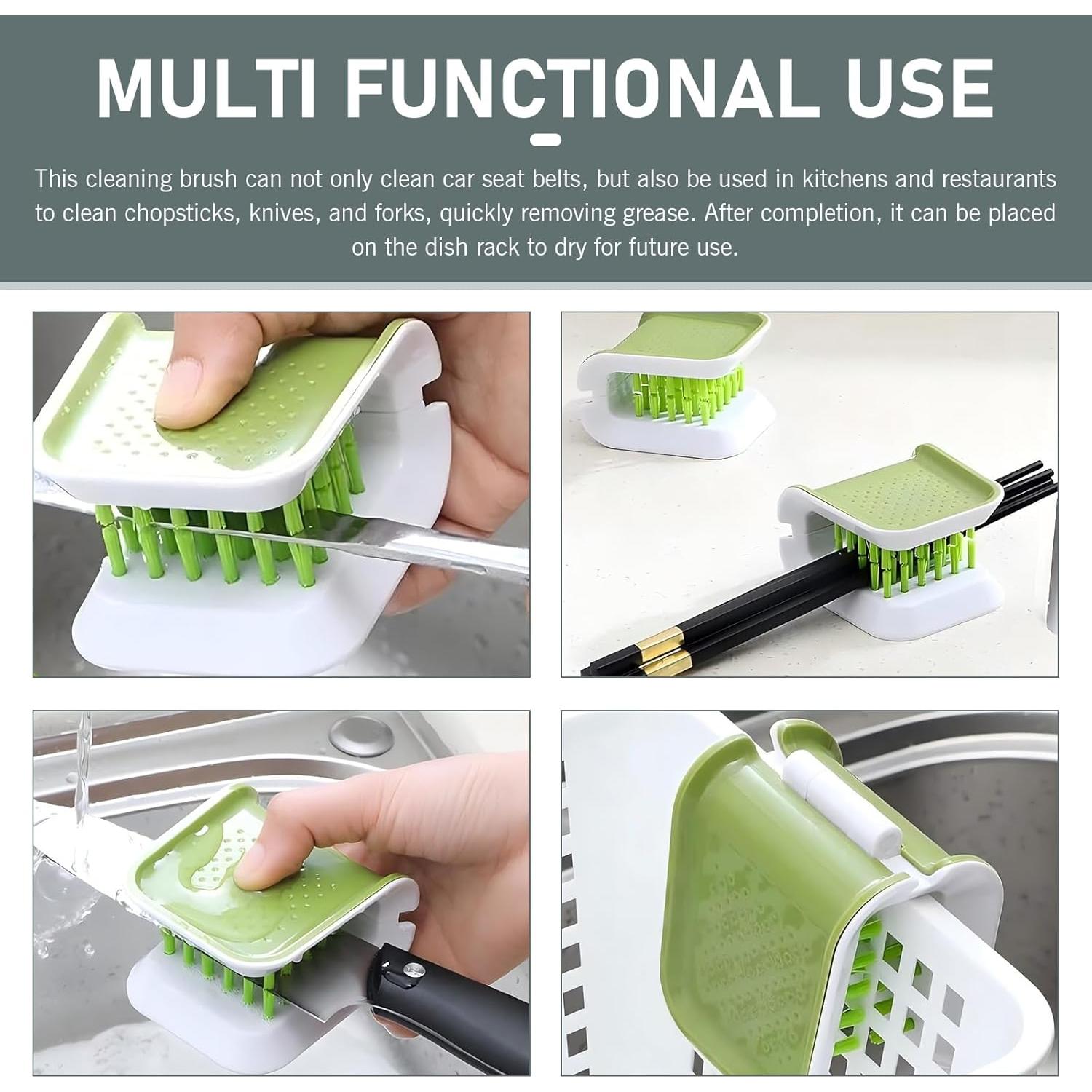 Cepillo de Limpieza Doble Cara Ferianl para Cinturones y Cubiertos