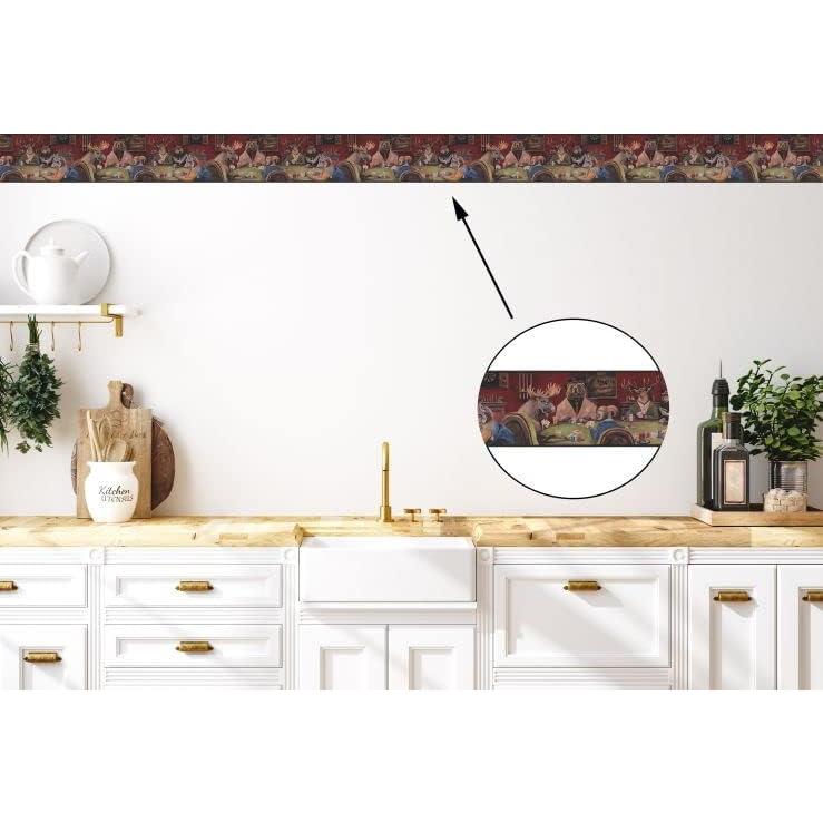 Banda de Papel Tapiz Concord Wallcoverings Vintage 22.86x457 cm