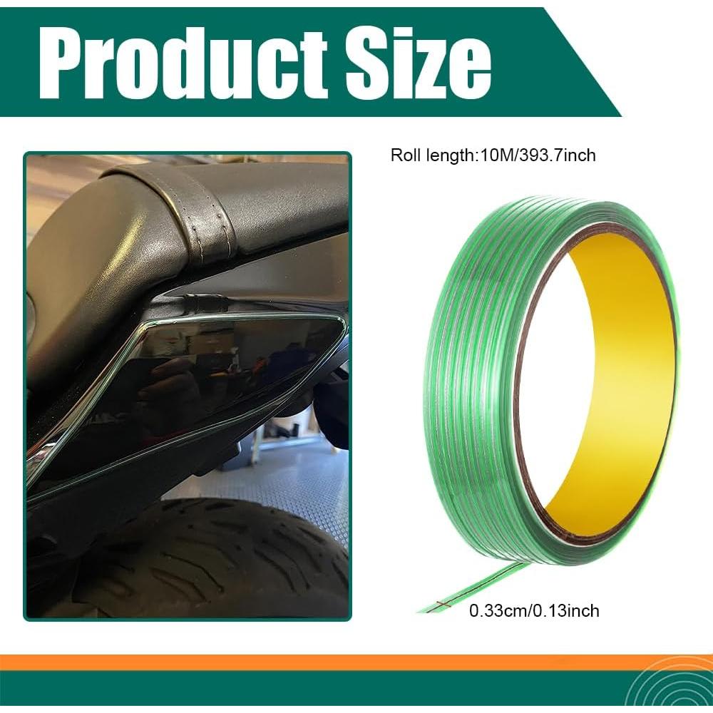 Cinta de Corte de Películas QZTYTY 10M Verde para Automóviles