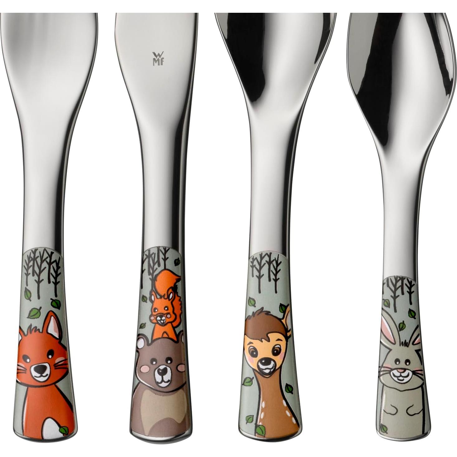 WMF Juego de Cubiertos para Niños 4 Piezas Acero Inoxidable