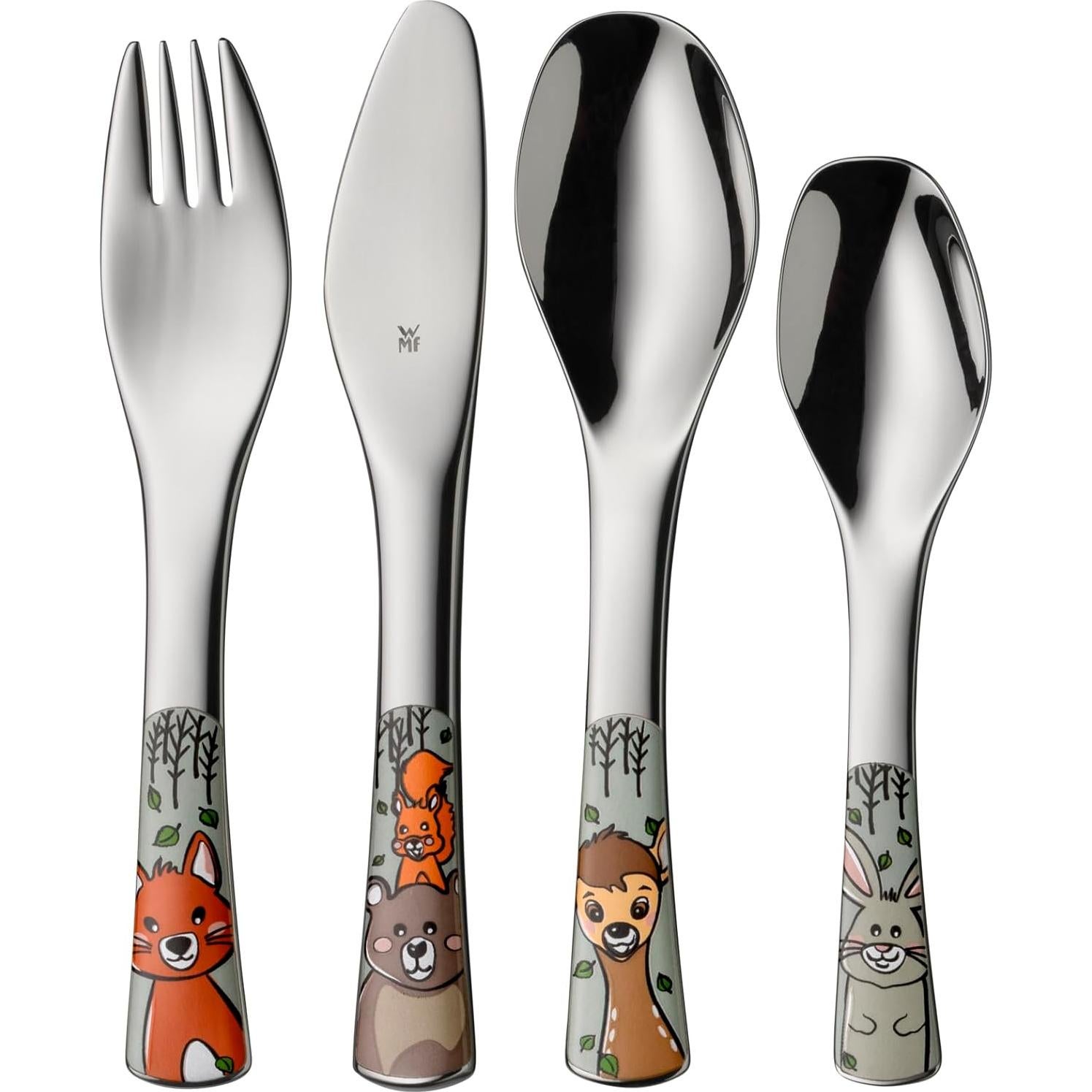 WMF Juego de Cubiertos para Niños 4 Piezas Acero Inoxidable