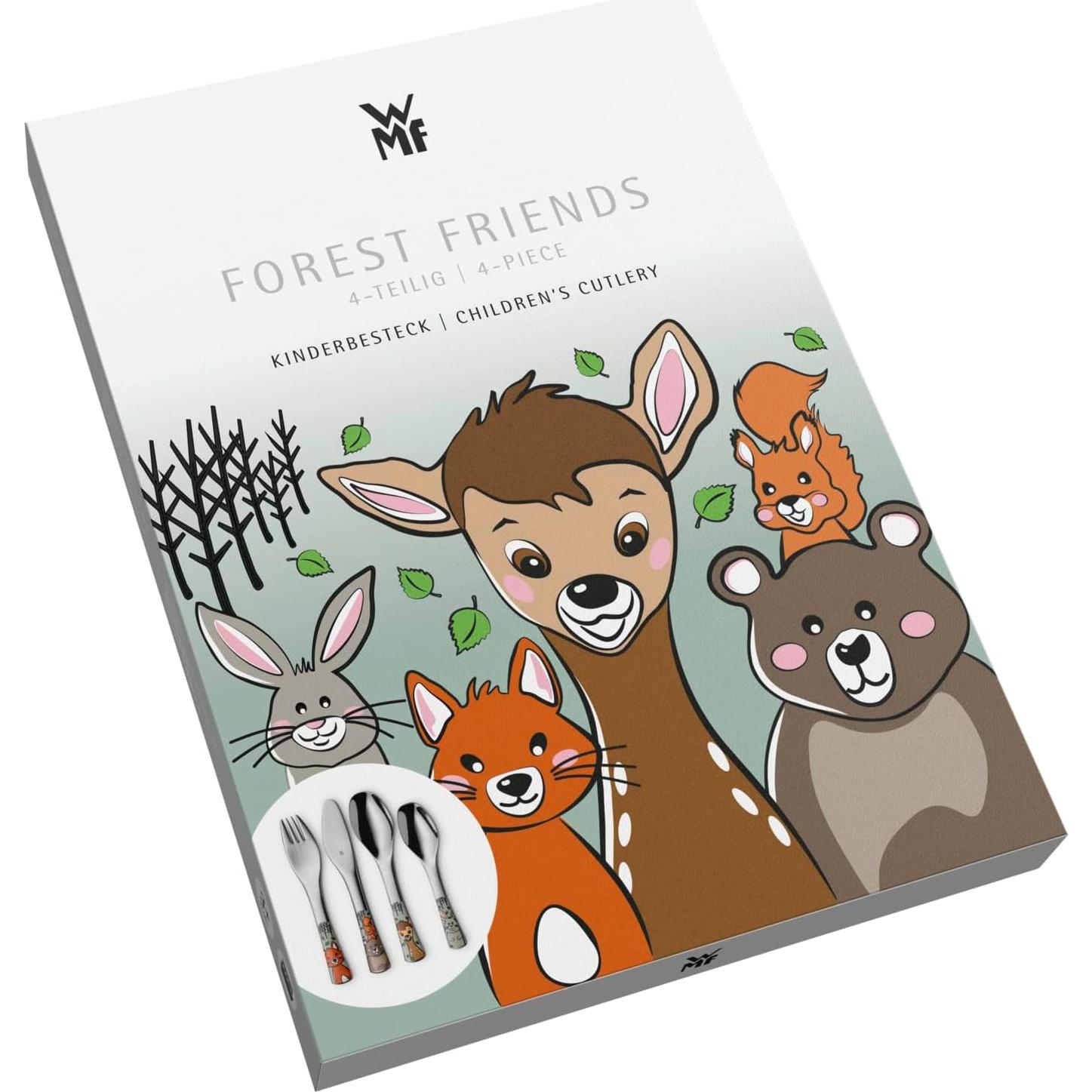 WMF Juego de Cubiertos para Niños 4 Piezas Acero Inoxidable
