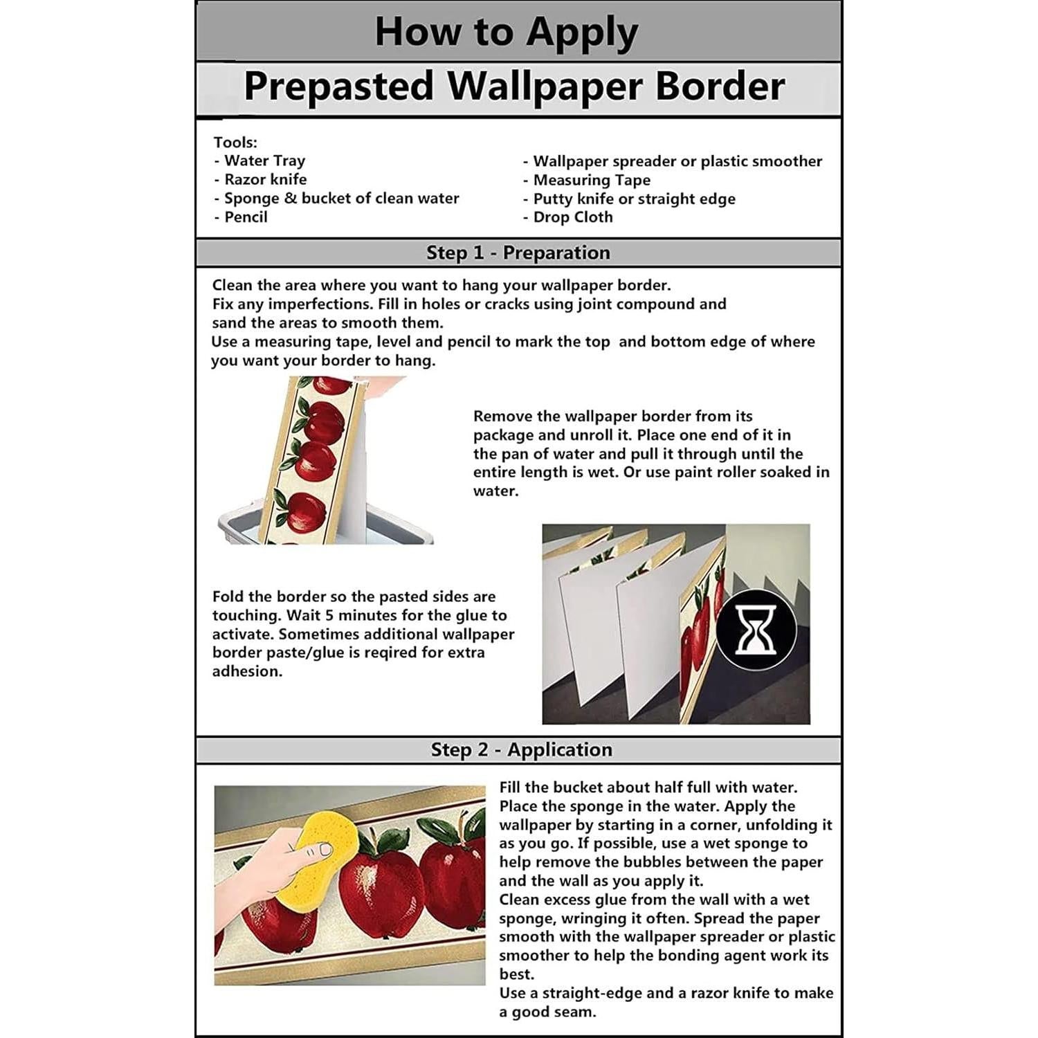 Banda de Papel Tapiz Concord Wallcoverings Zorros de Nieve 4.57m