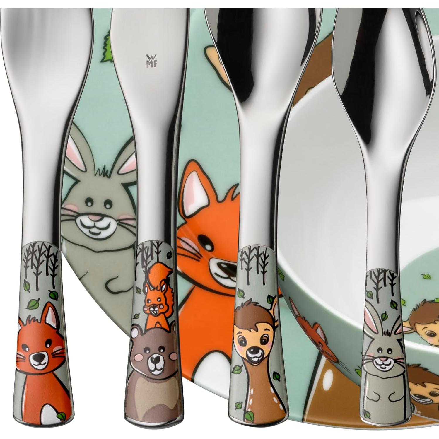 Juego de Cubiertos para Niños WMF Amigos del Bosque 6 Piezas
