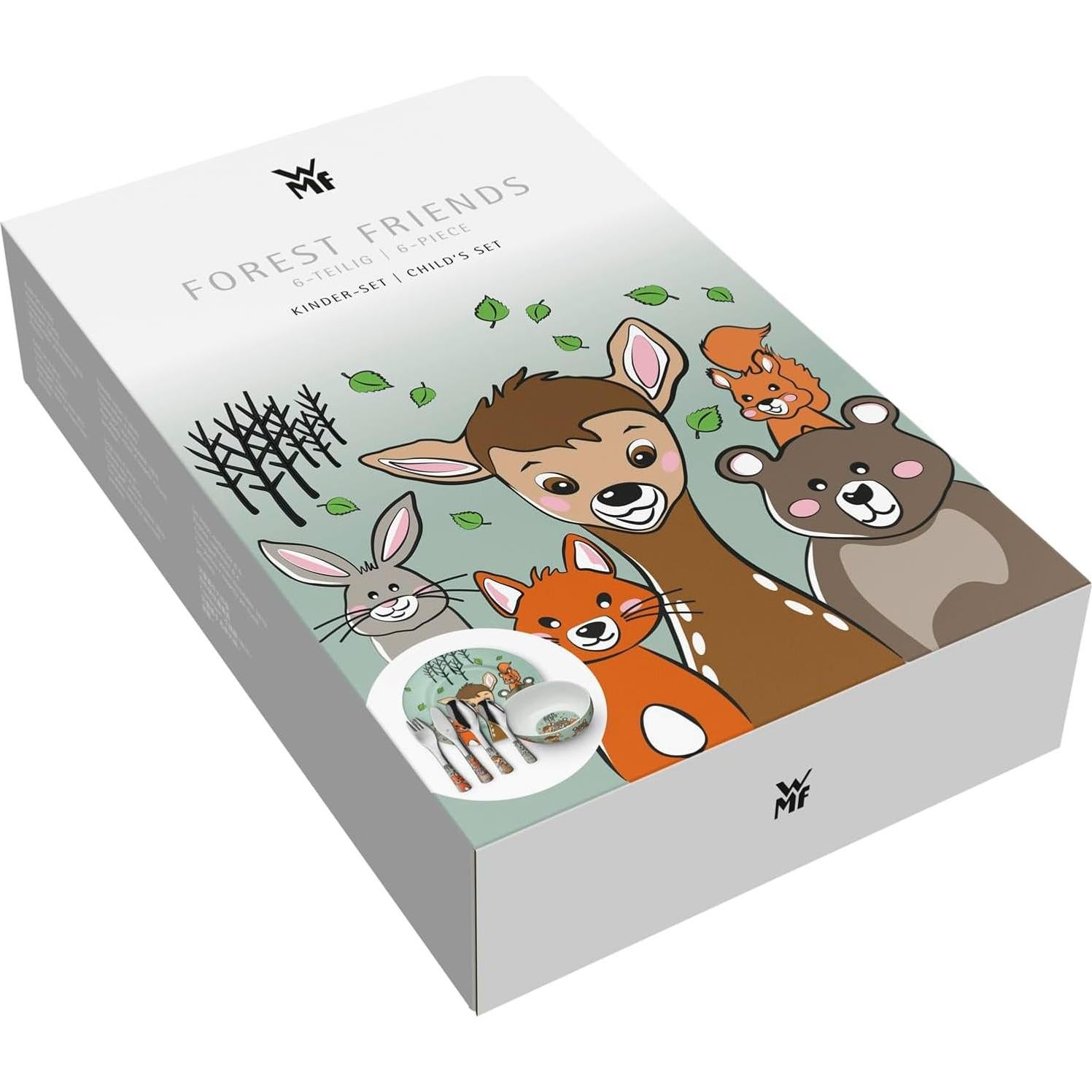 Juego de Cubiertos para Niños WMF Amigos del Bosque 6 Piezas
