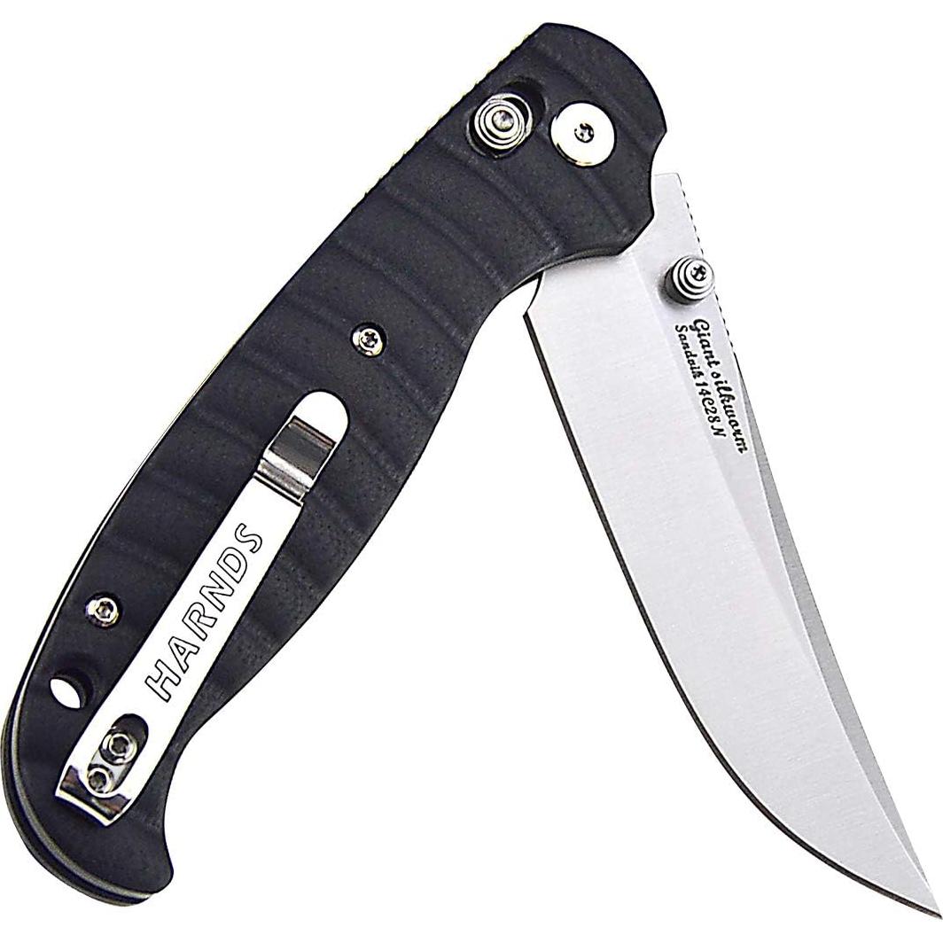 Cuchillo Plegable HARNDS Giant Silkworm 11.3 cm Acero Sandvik