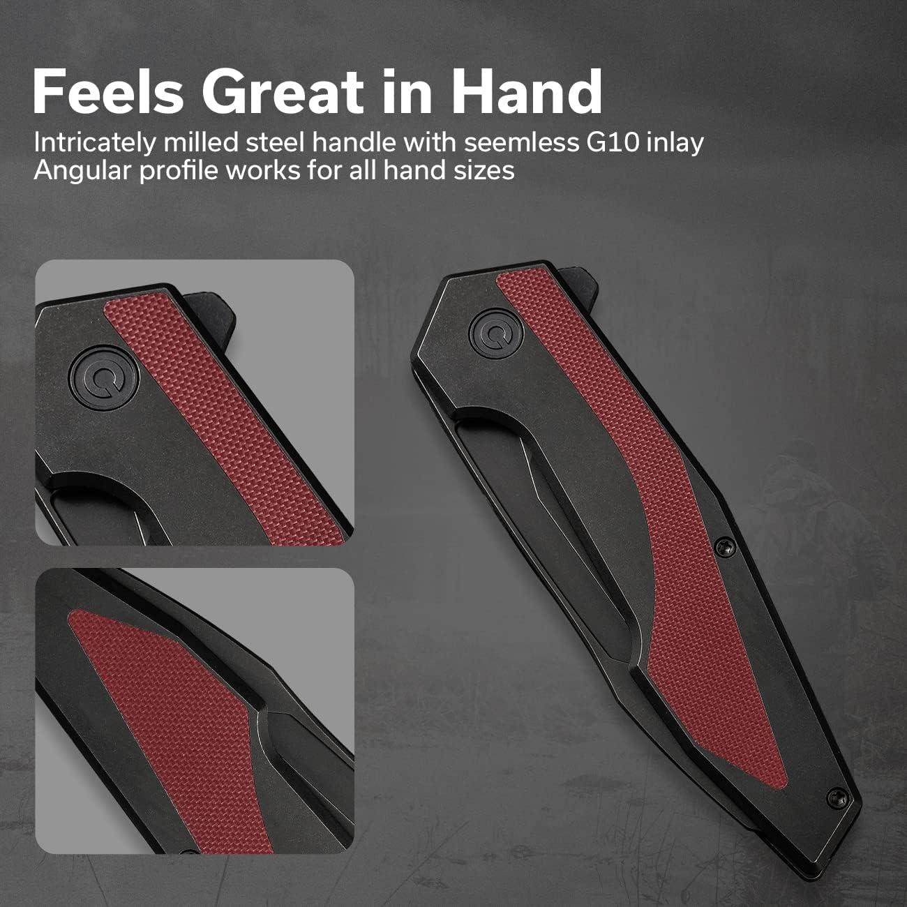 Cuchillo Plegable CIVIVI C22011-3 Burdeos EDC 9.4 cm Acero 14C28N