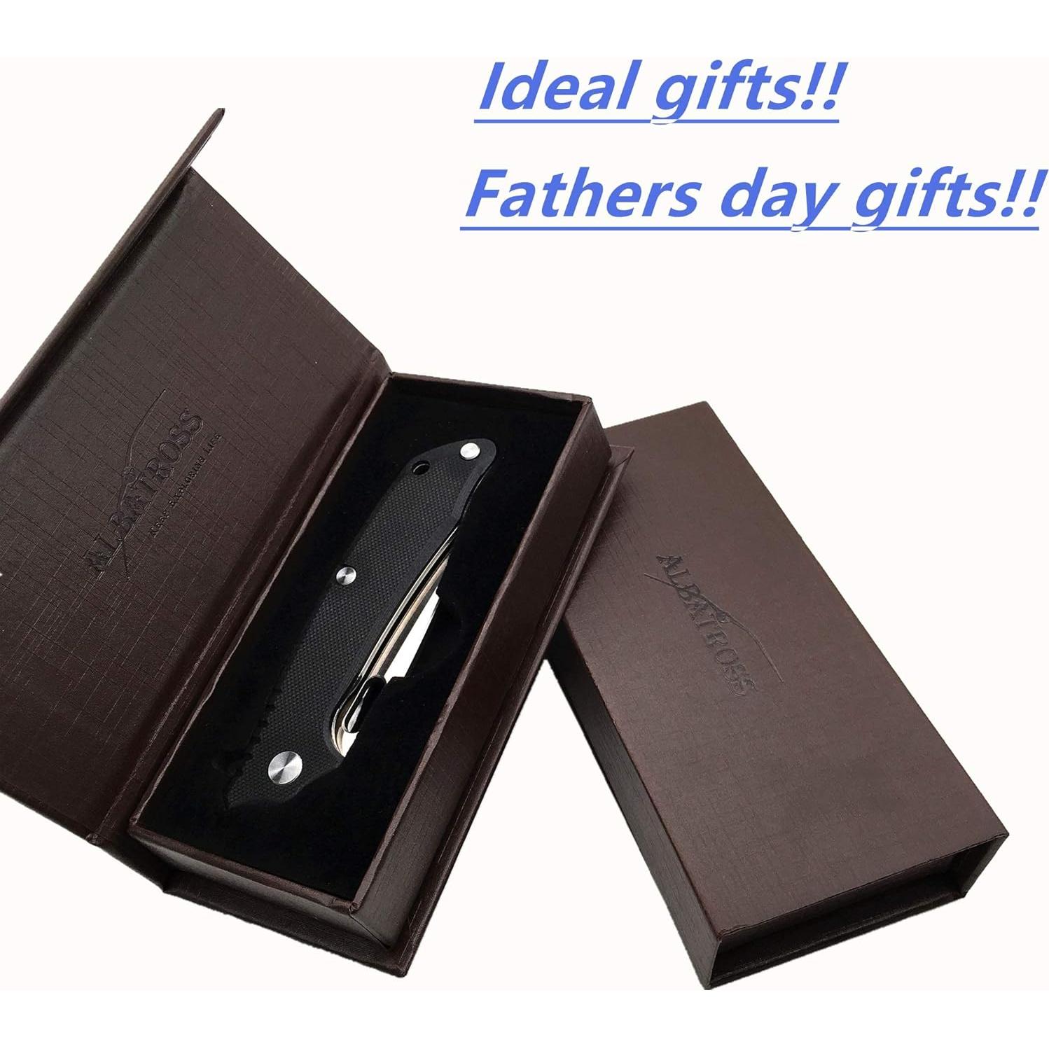 Cuchillo Plegable ALBATROSS FK005 con Hoja de Acero D2 y Mango G10