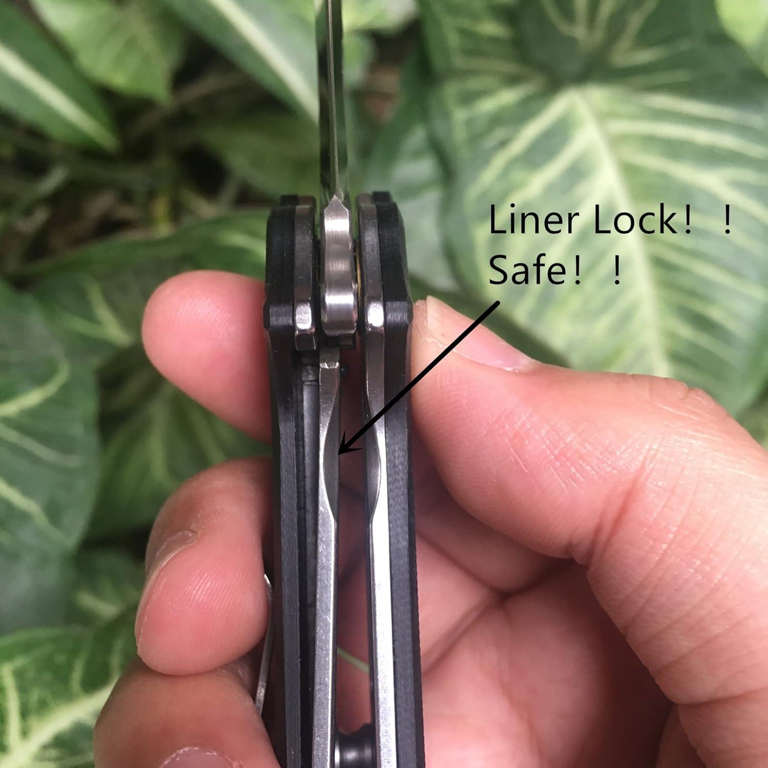 Cuchillo Plegable ALBATROSS FK005 con Hoja de Acero D2 y Mango G10