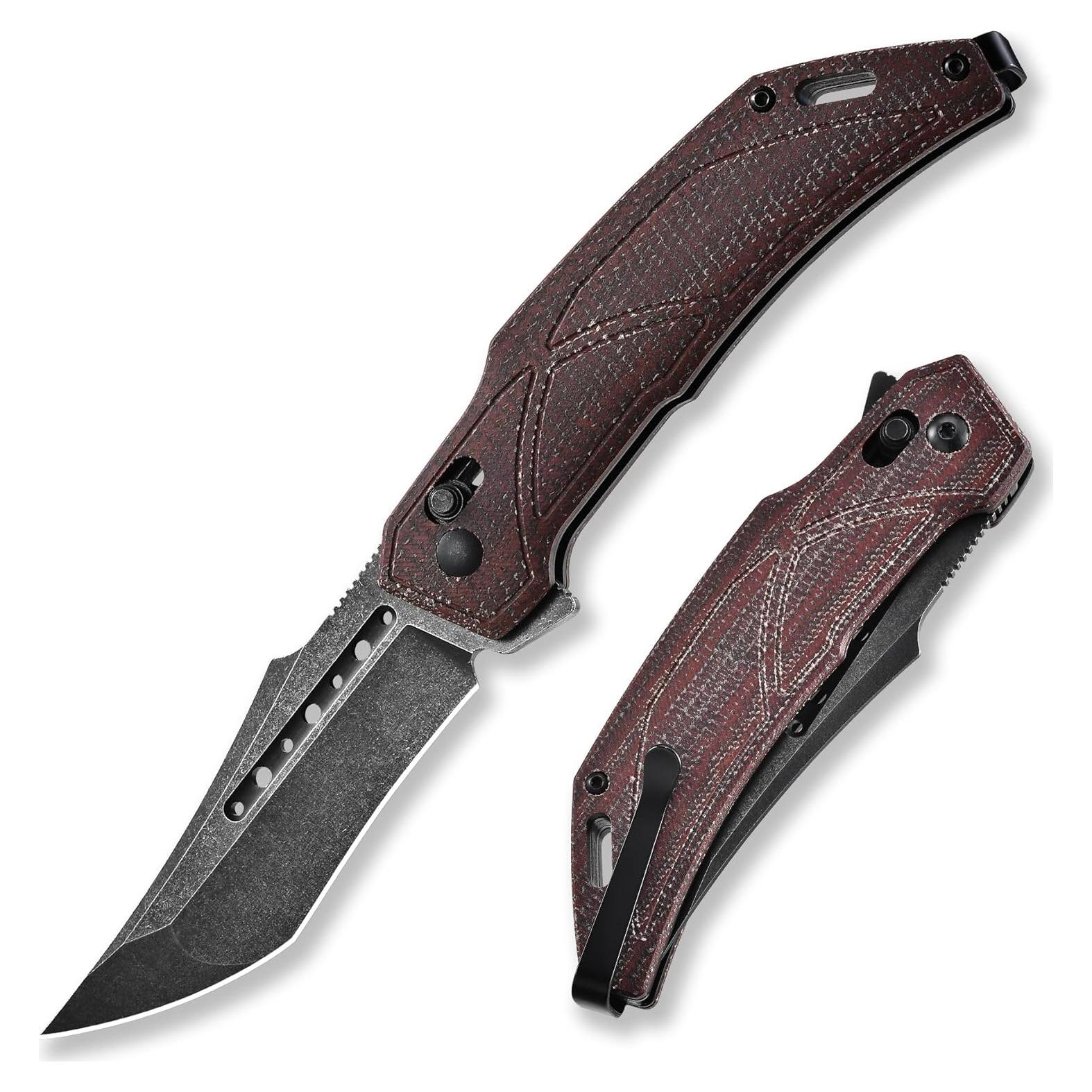 Cuchillo Plegable Cohesion EDC D2 Micarta 8.51 cm Camping